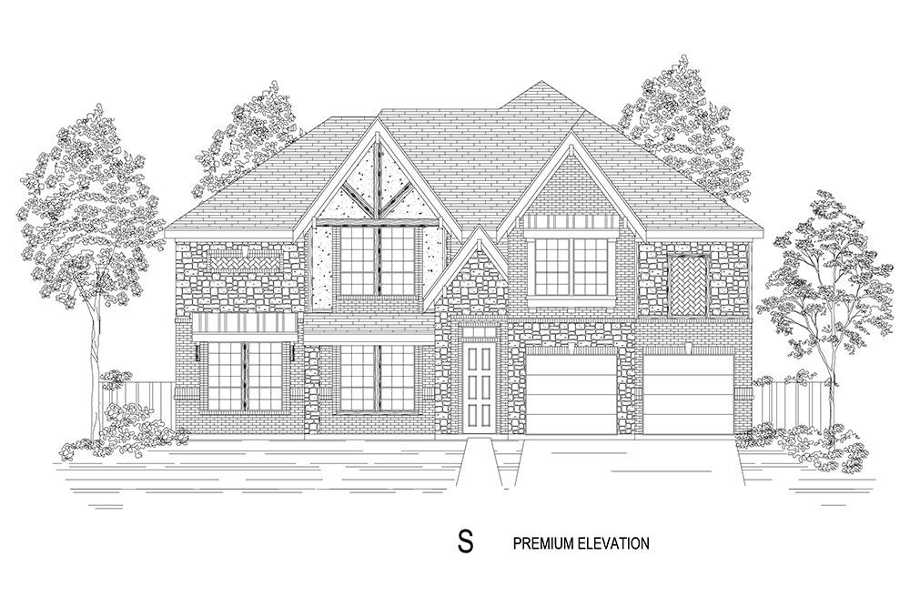 Brentwood 3F (w/Media) Premium Elevation S