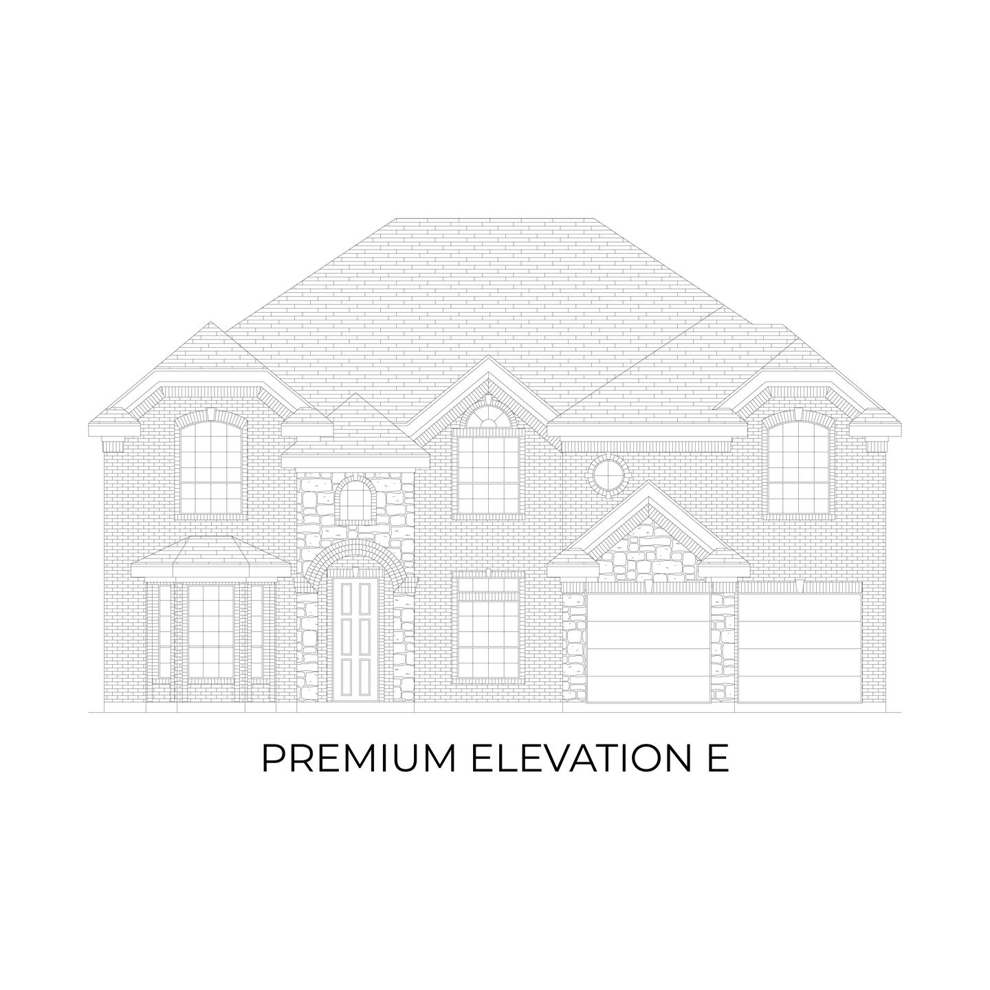 Hillcrest 2F (w/Media) Premium Elevation E