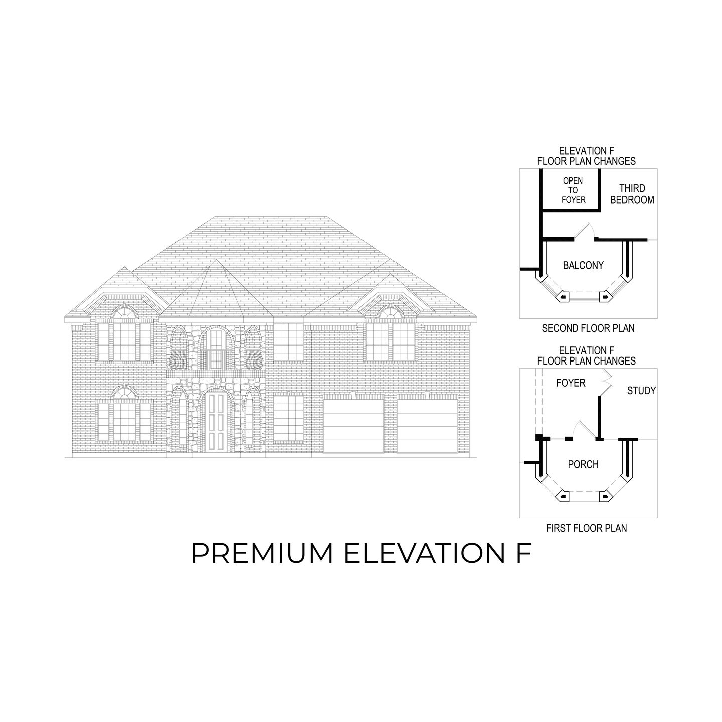 Hillcrest 2F (w/Media) Premium Elevation F