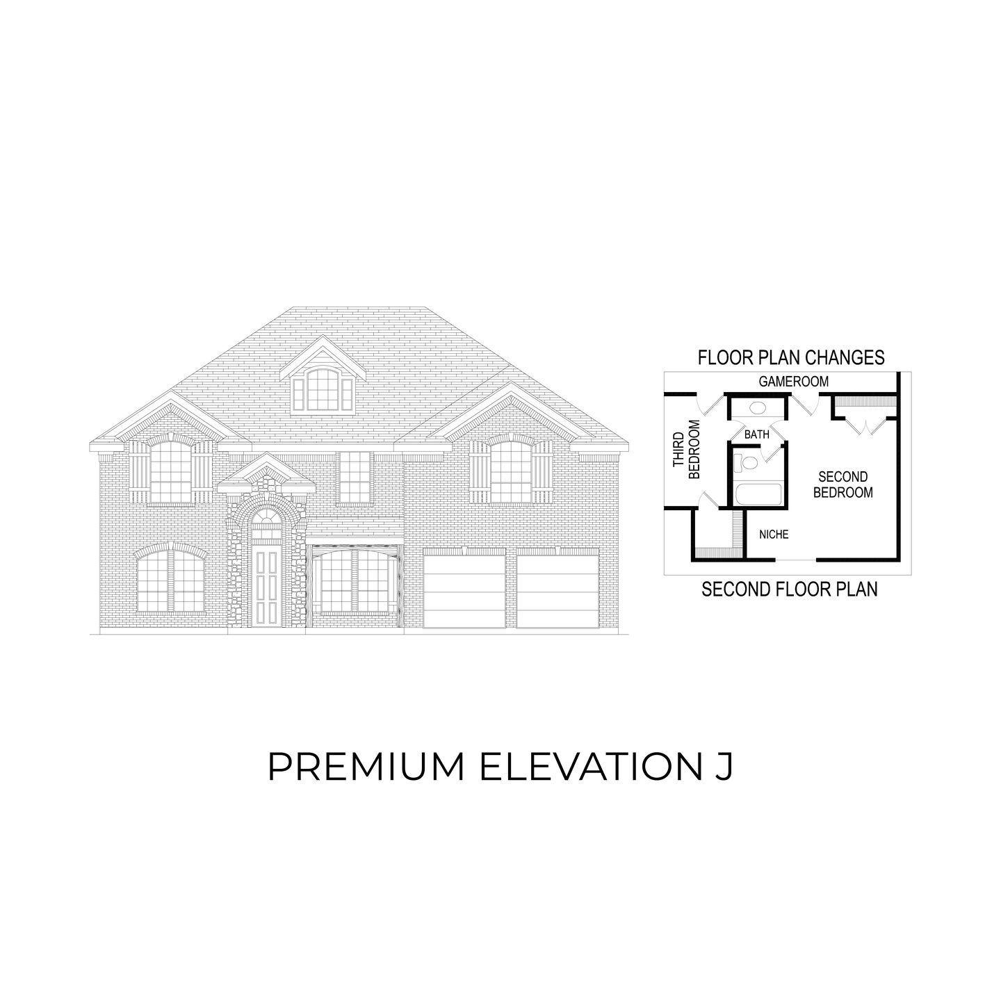 Hillcrest 2F (w/Media) Premium Elevation J