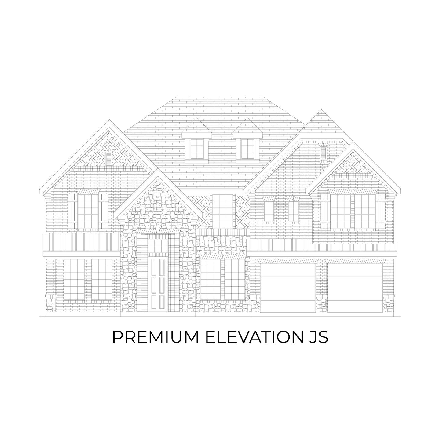 Hillcrest 2F (w/Media) Premium Elevation JS