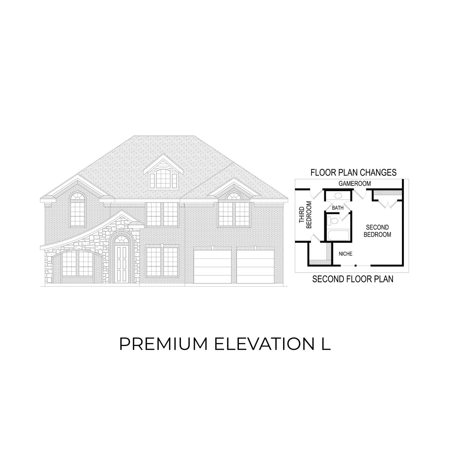 Hillcrest 2F (w/Media) Premium Elevation L