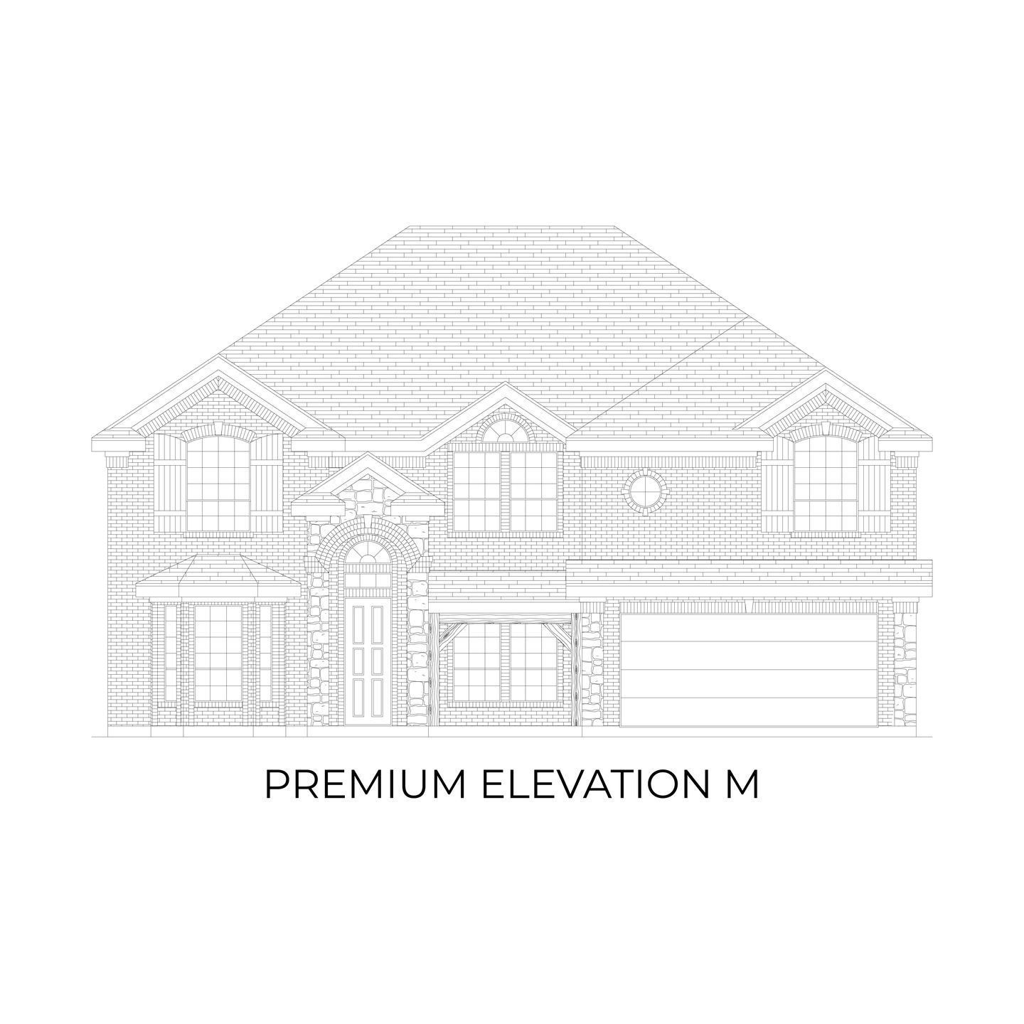 Hillcrest 2F (w/Media) Premium Elevation M