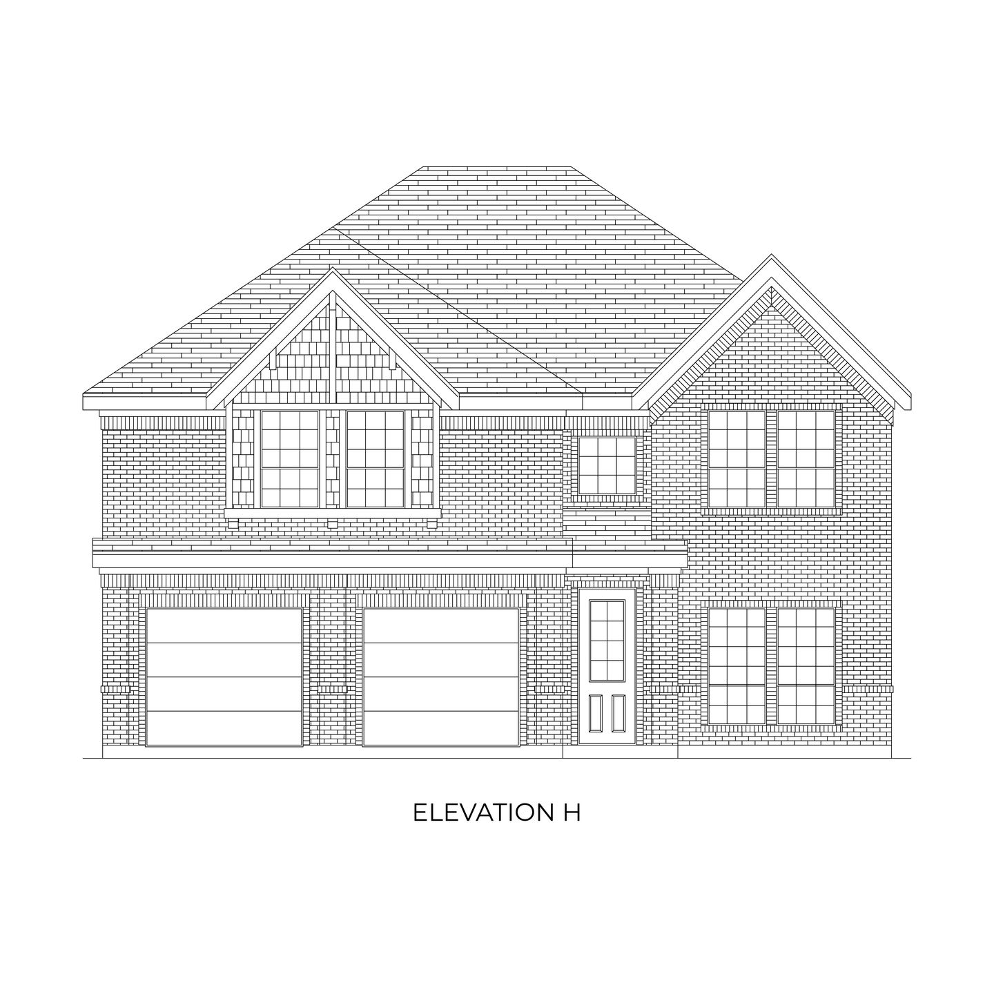 Princeton 2F-EW Standard Elevation H