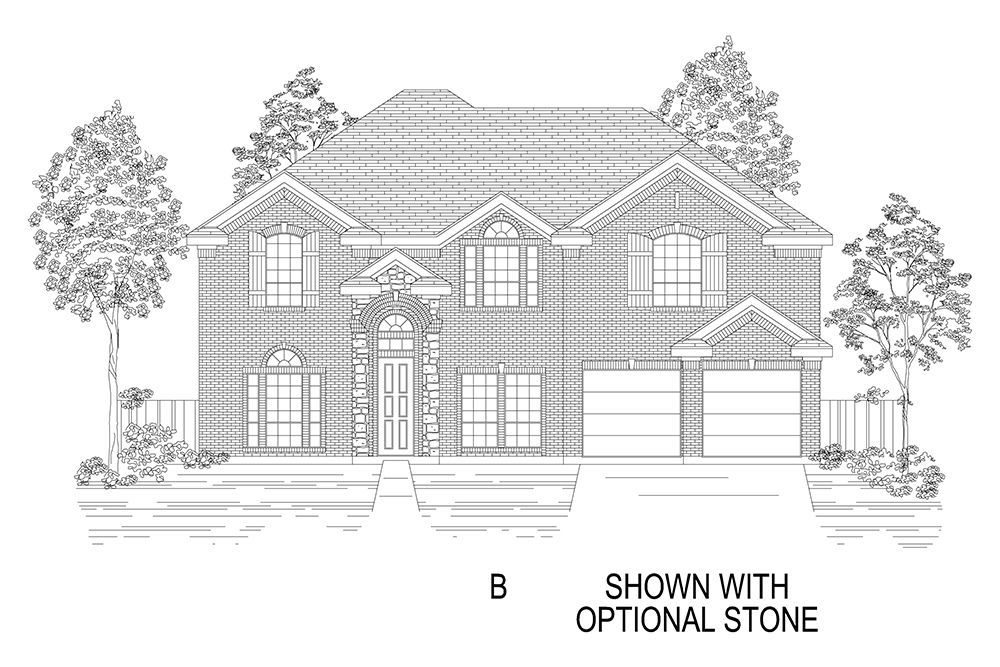 Stonehaven 2F Elevation A w/Options B