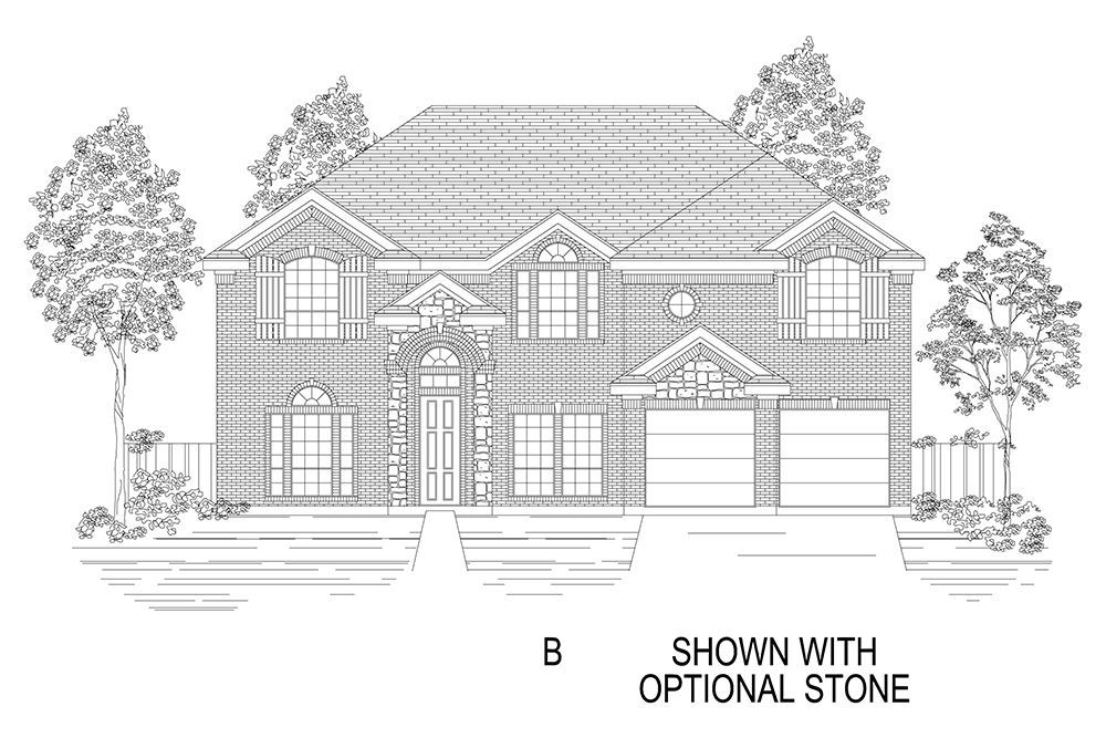 Maverick 2F (w/Media) Elevation B w/Options