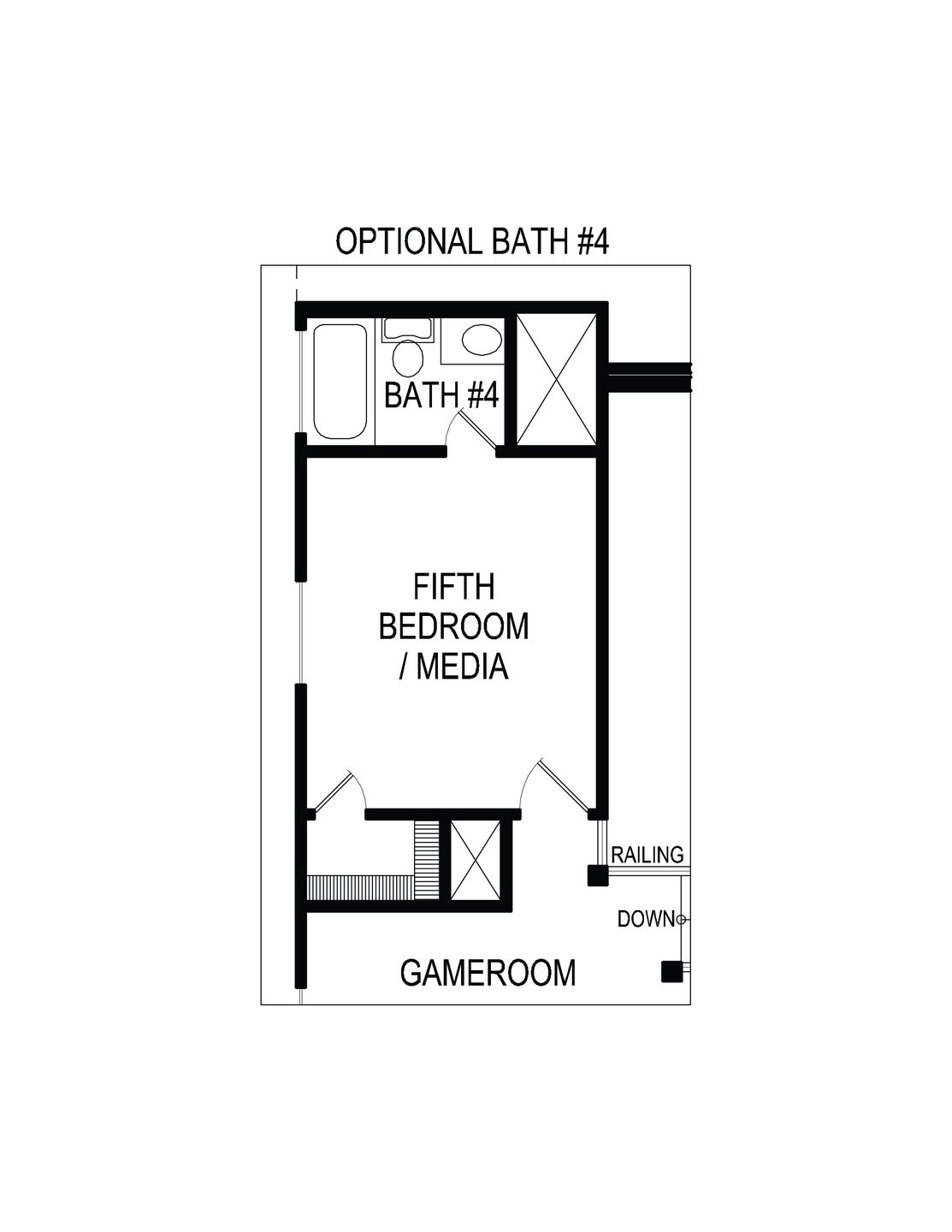 Caroline 2F Floor Plan Option