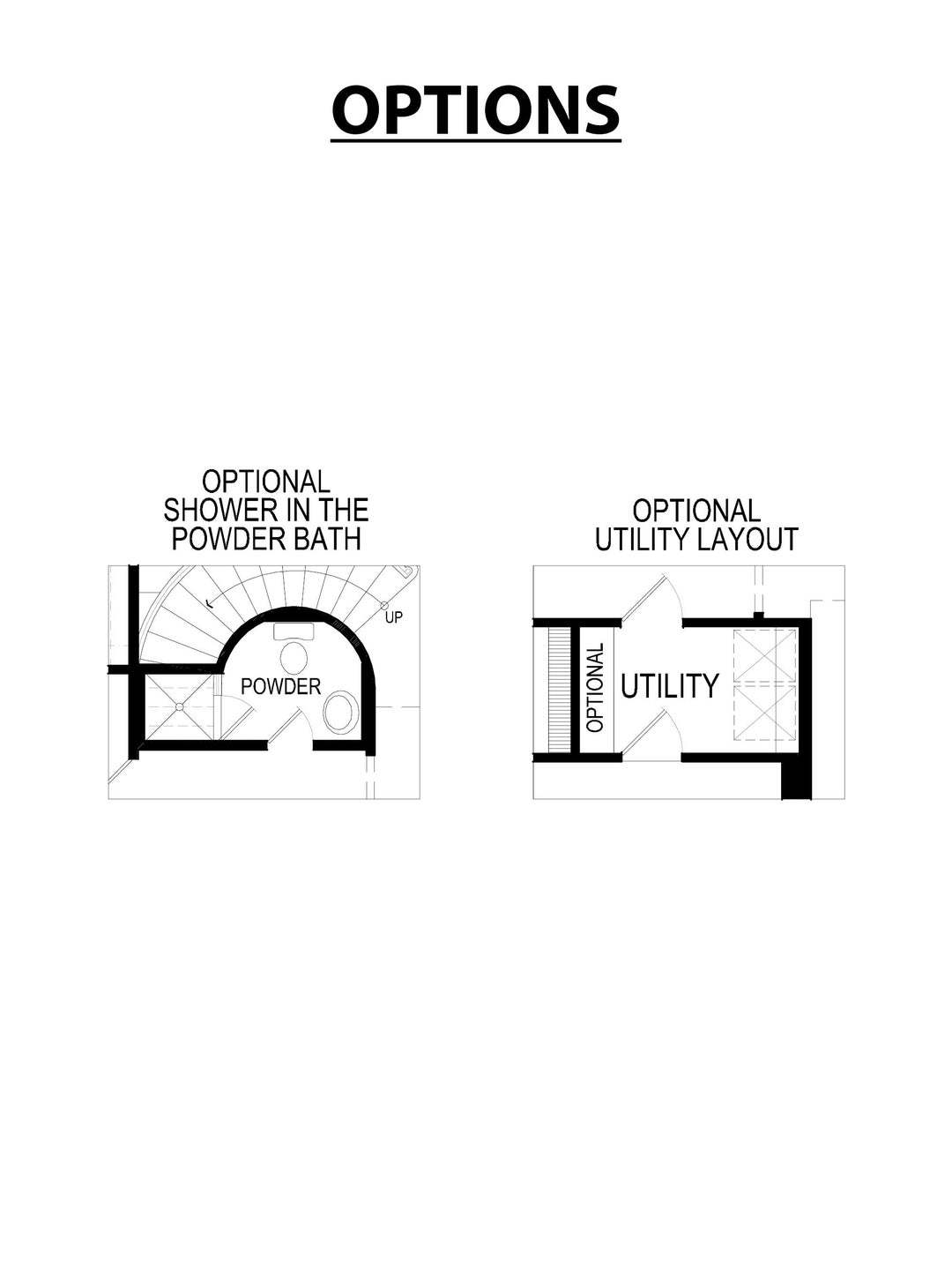Princeton 2F-EW Floor Plan Options