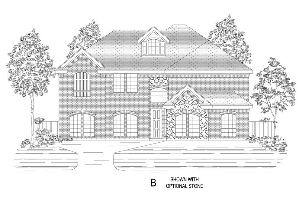 Brentwood 3FSW w/Media Elevation B w/Options