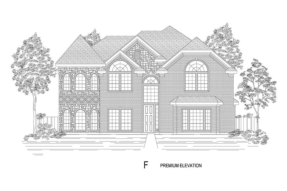 Brentwood 3FS (w/Media) Premium Elevation F