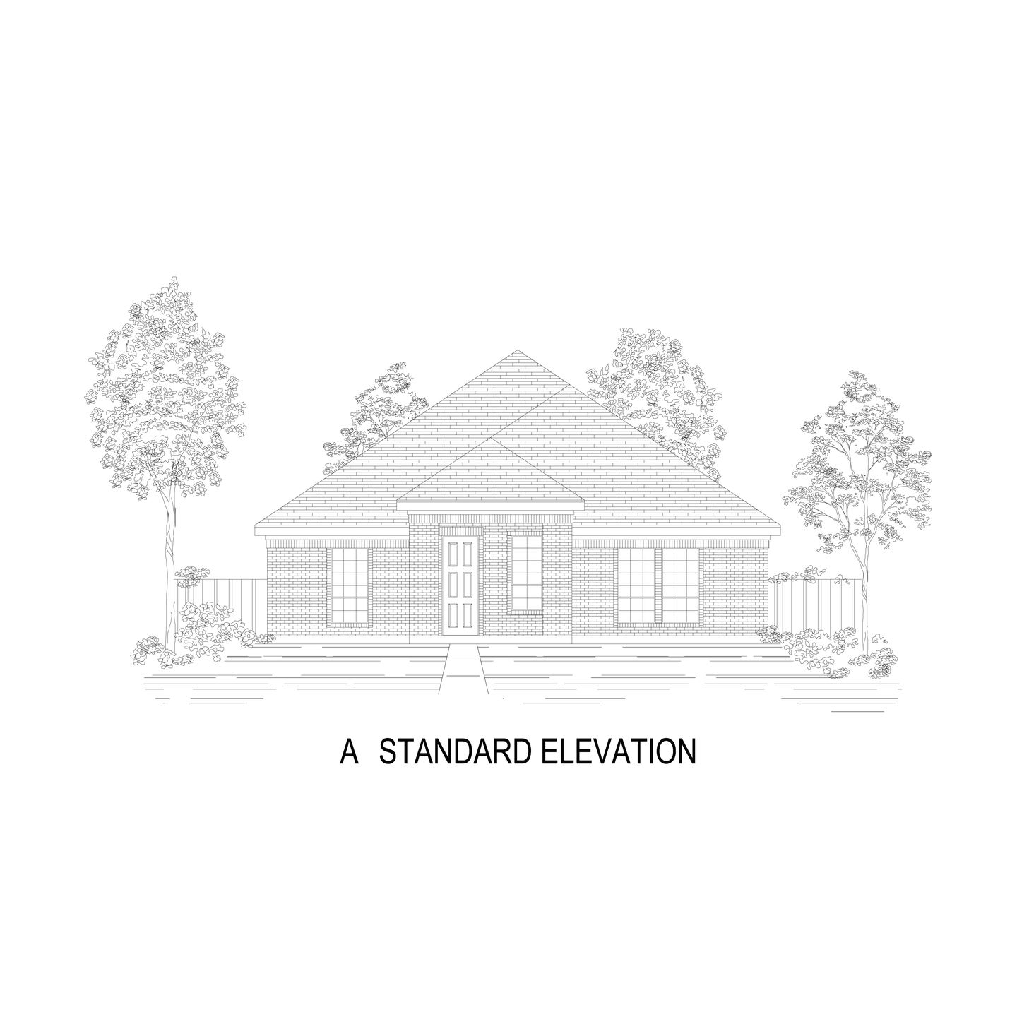 Bachman 40 R-CW Standard Elevation A