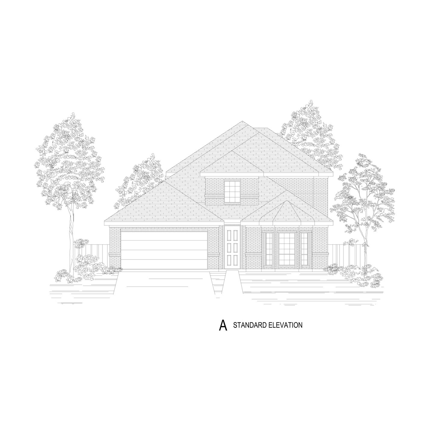 Edgestone F Standard Elevation A