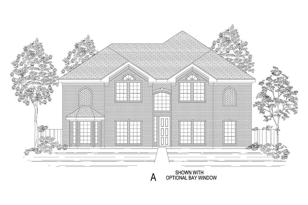 Brentwood 3R w/Media Elevation A w/Options