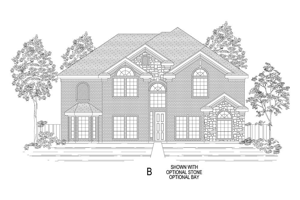 Brentwood 3R w/Media Elevation B w/Options