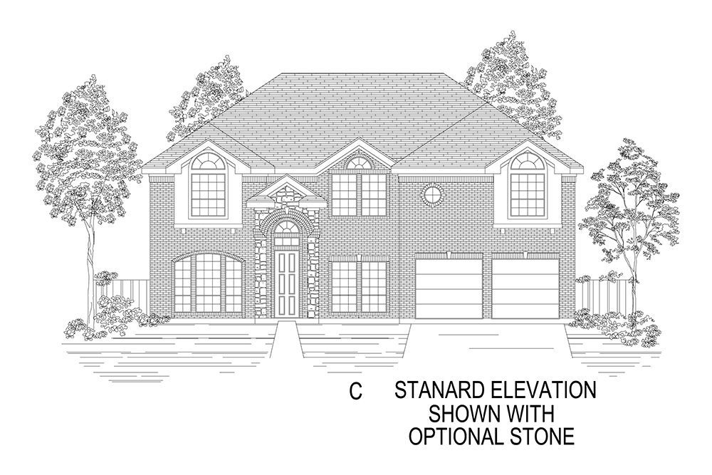 Remington 2F (w/Media) Standard Elevation C w/Options