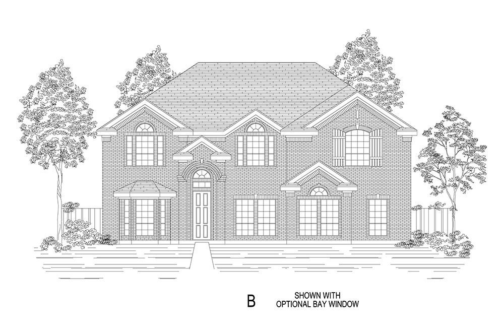 Hillcrest 2R (w/Media) Elevation B w/Options