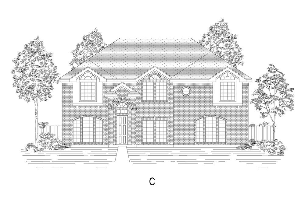 Hillcrest 2R (w/Media) Standard Elevation C