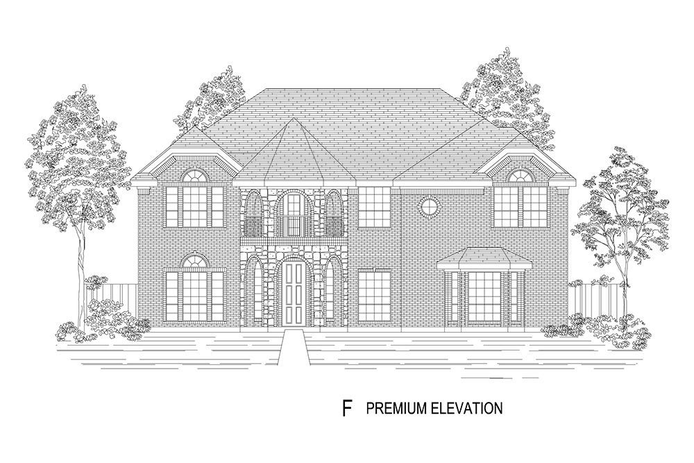 Hillcrest 2R (w/Media) Premium Elevation F