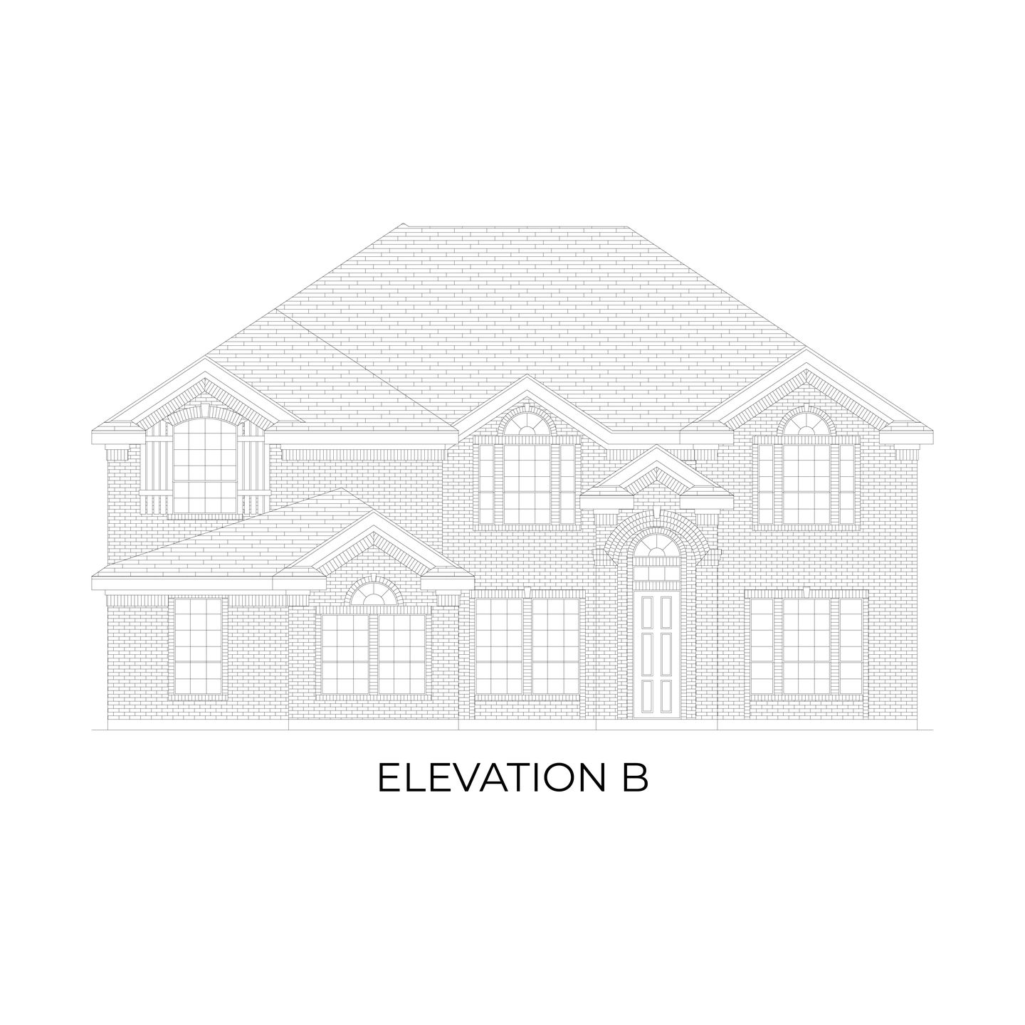 Stonebriar 2FSW (w/Media) Standard Elevation B