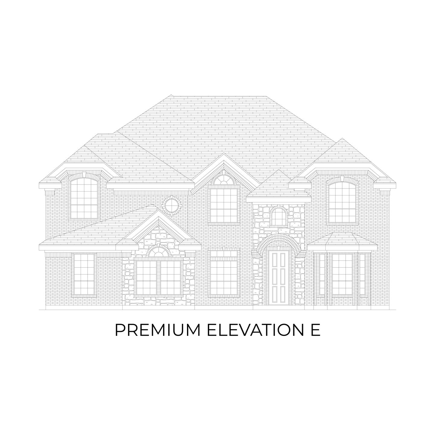 Stonebriar 2FSW (w/Media) Premium Elevation E