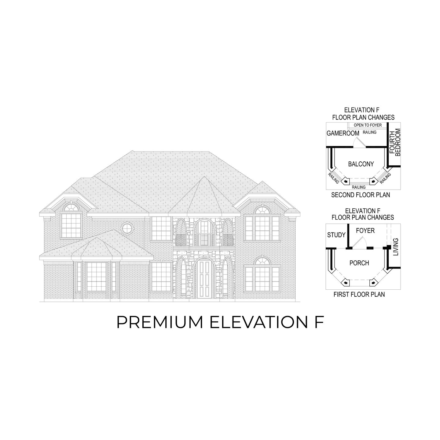 Stonebriar 2FSW (w/Media) Premium Elevation F