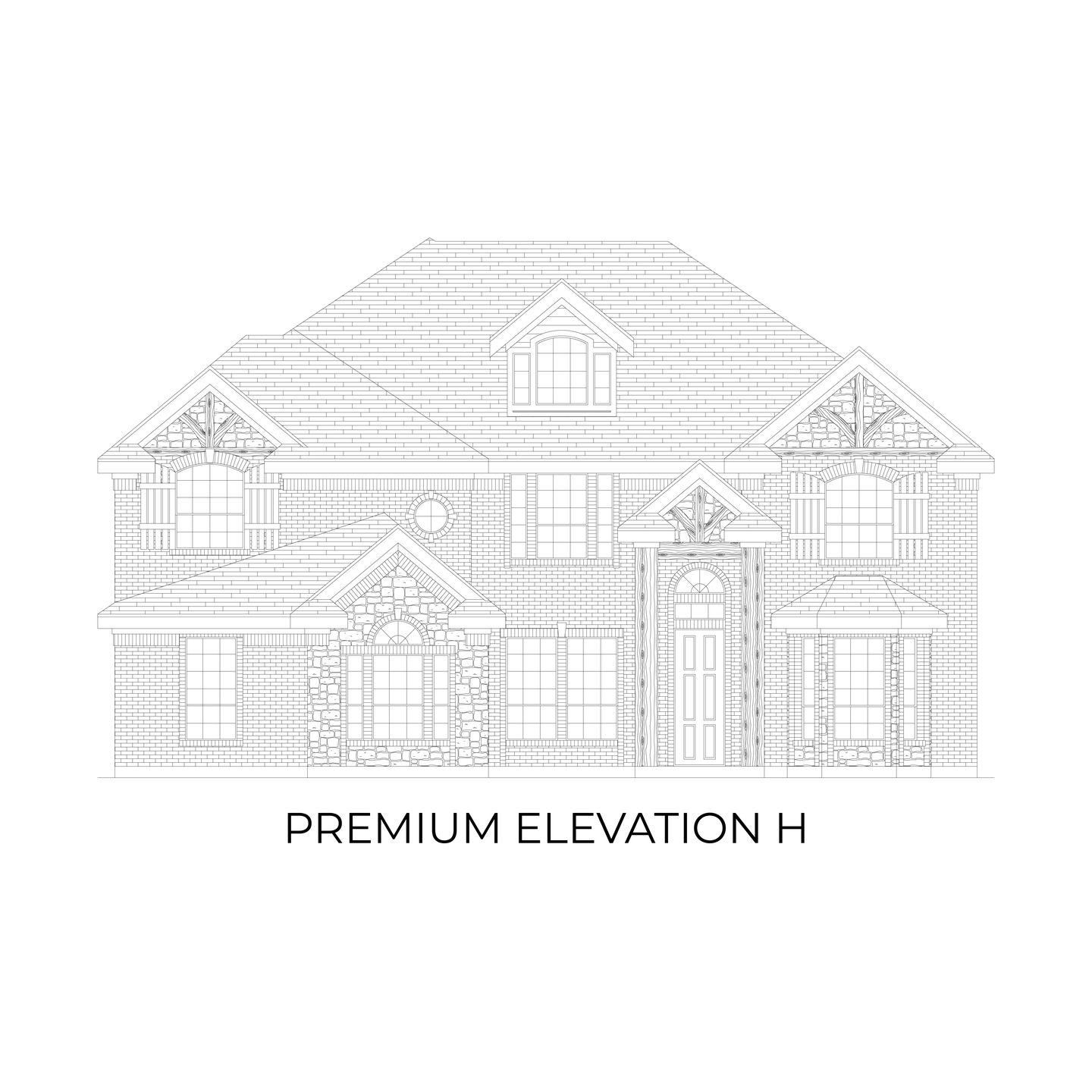 Stonebriar 2FSW (w/Media) Premium Elevation H