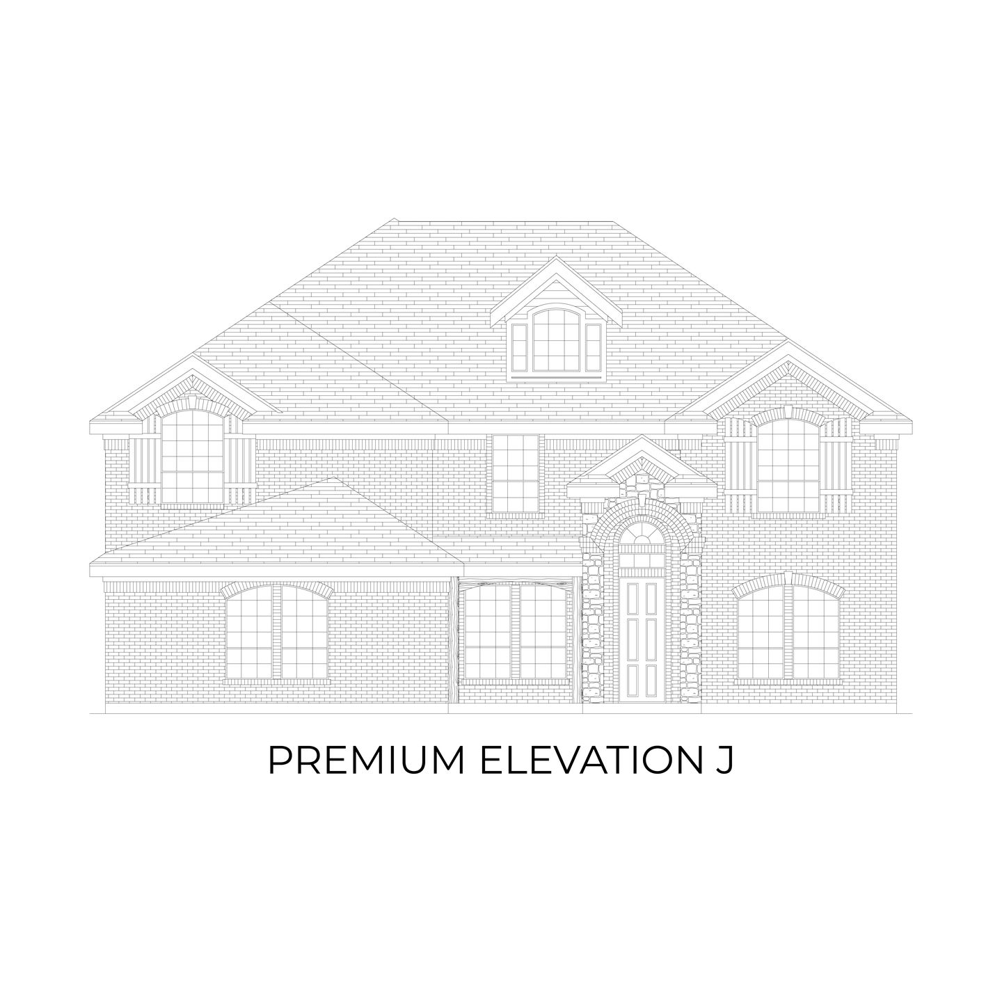 Stonebriar 2FSW (w/Media) Premium Elevation J