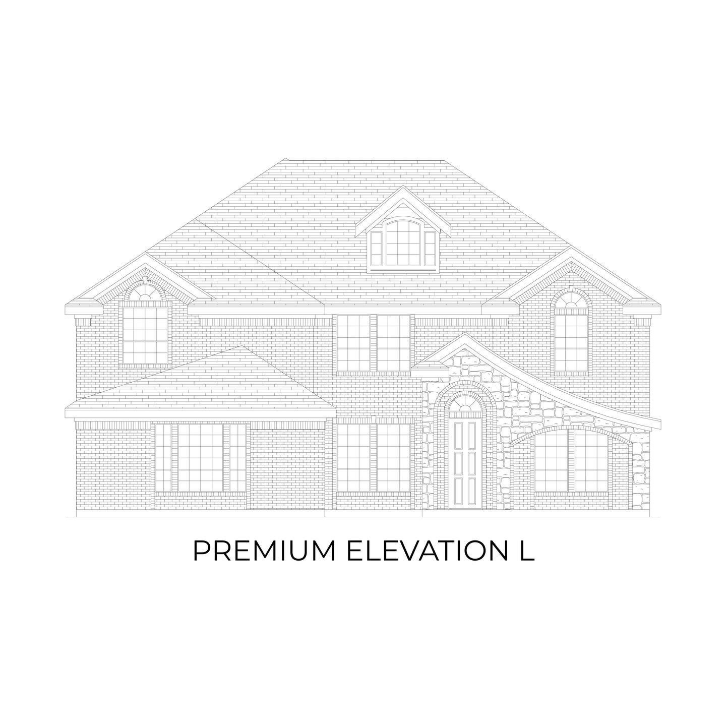 Stonebriar 2FSW (w/Media) Premium Elevation L
