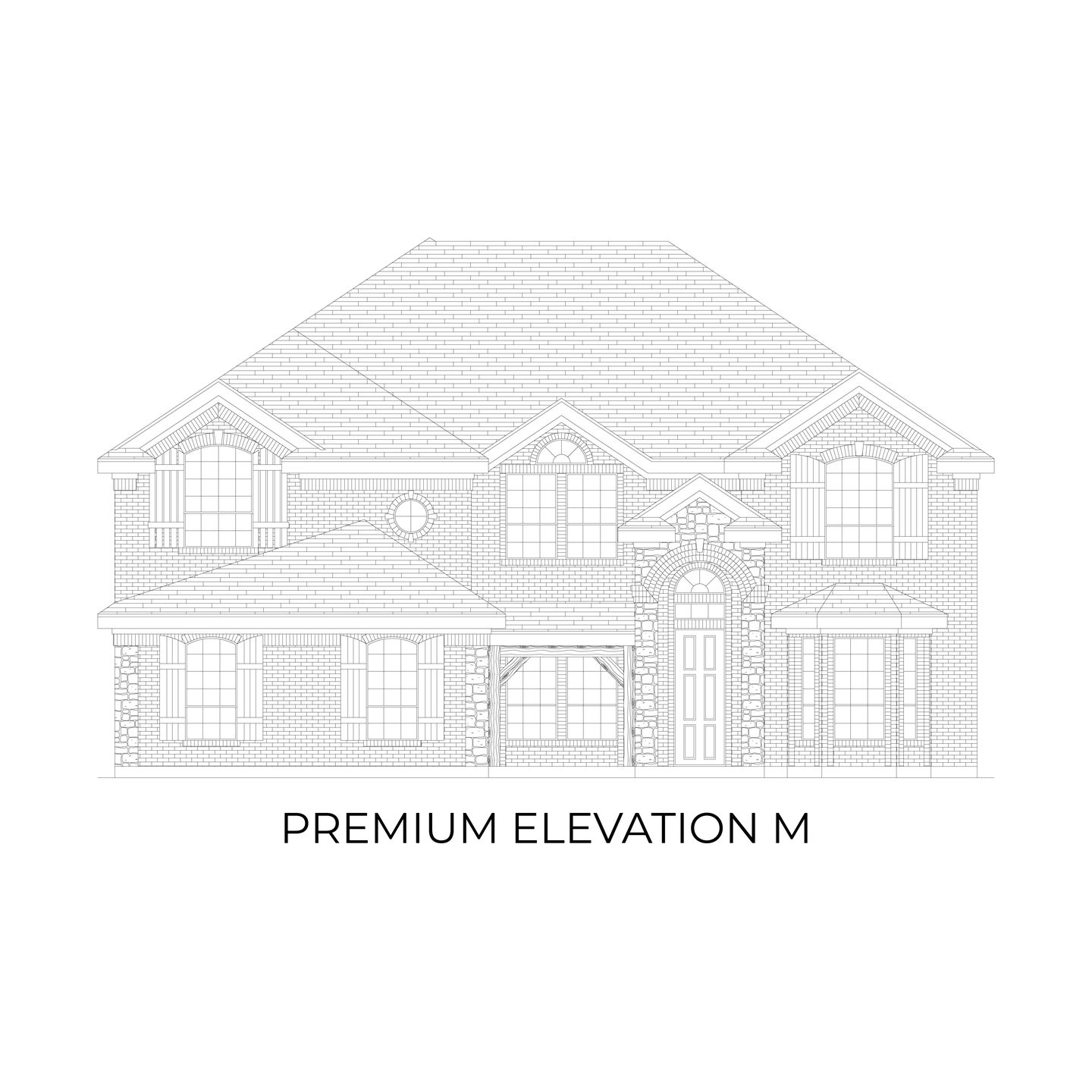 Stonebriar 2FSW (w/Media) Premium Elevation M