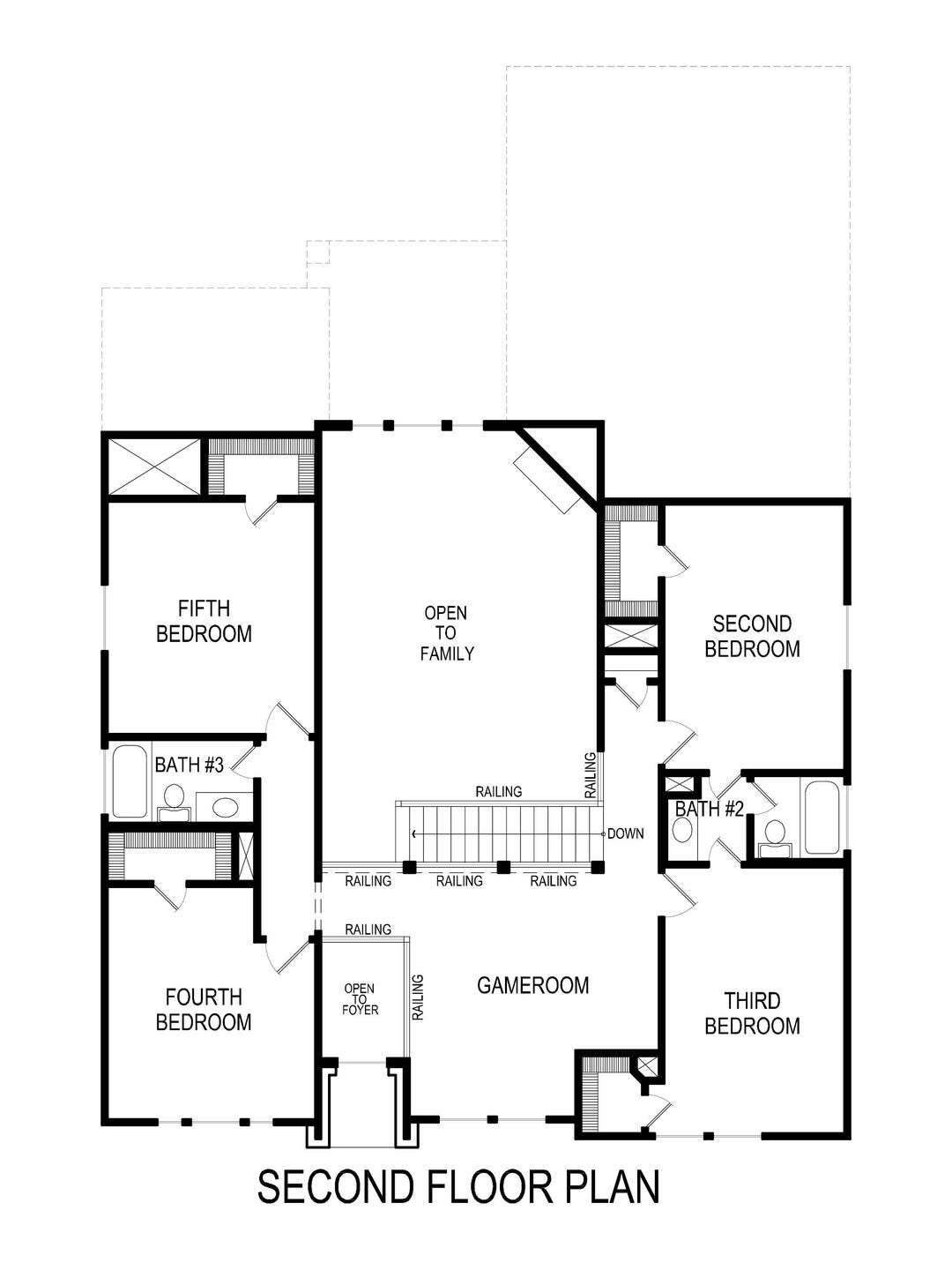 Stonehaven 45 2R-CW Second Floor Plan