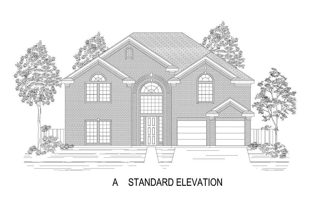 Jefferson 2F w/Media Standard Elevation A