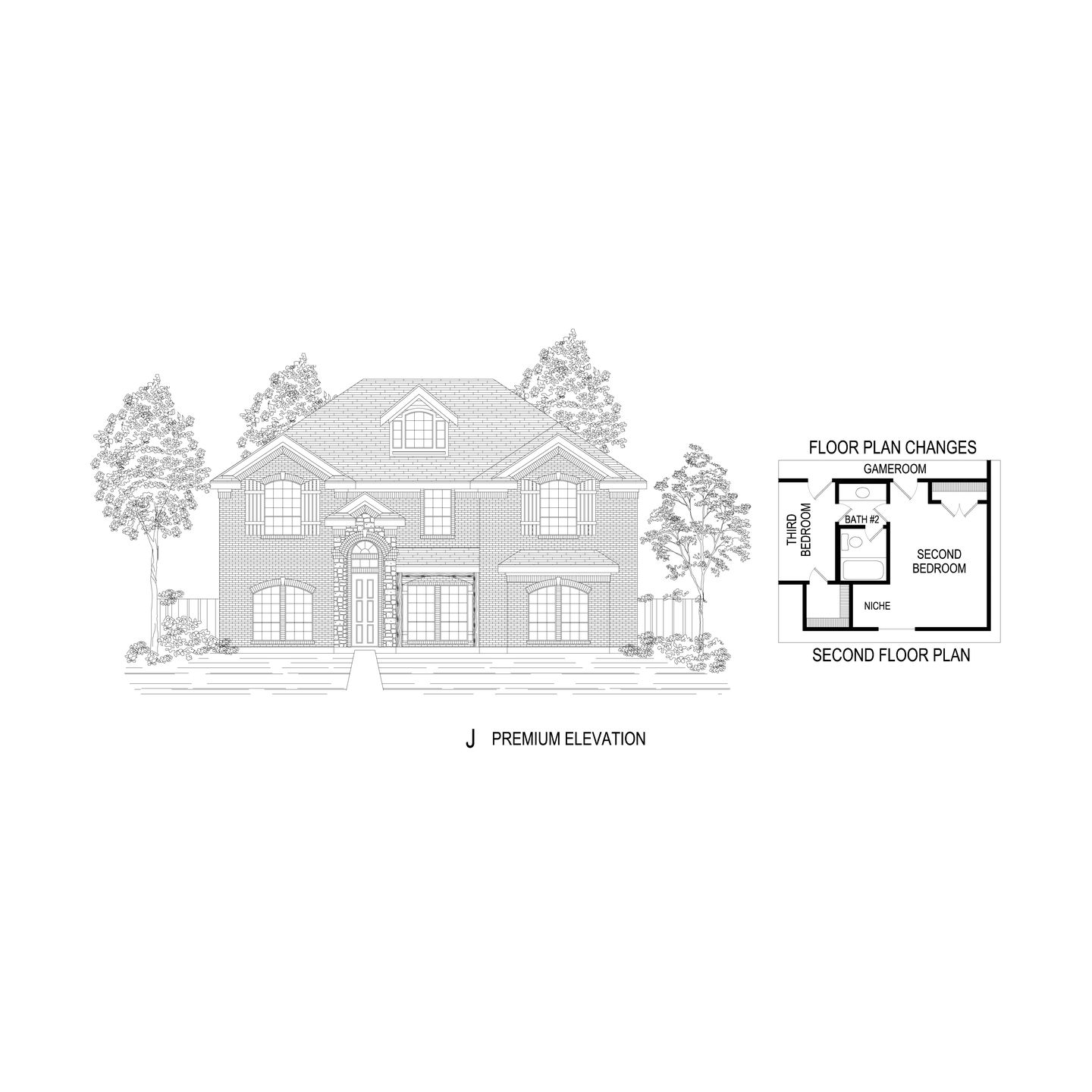 Hillcrest 45 2R-CW (w/Media) - Elevation J