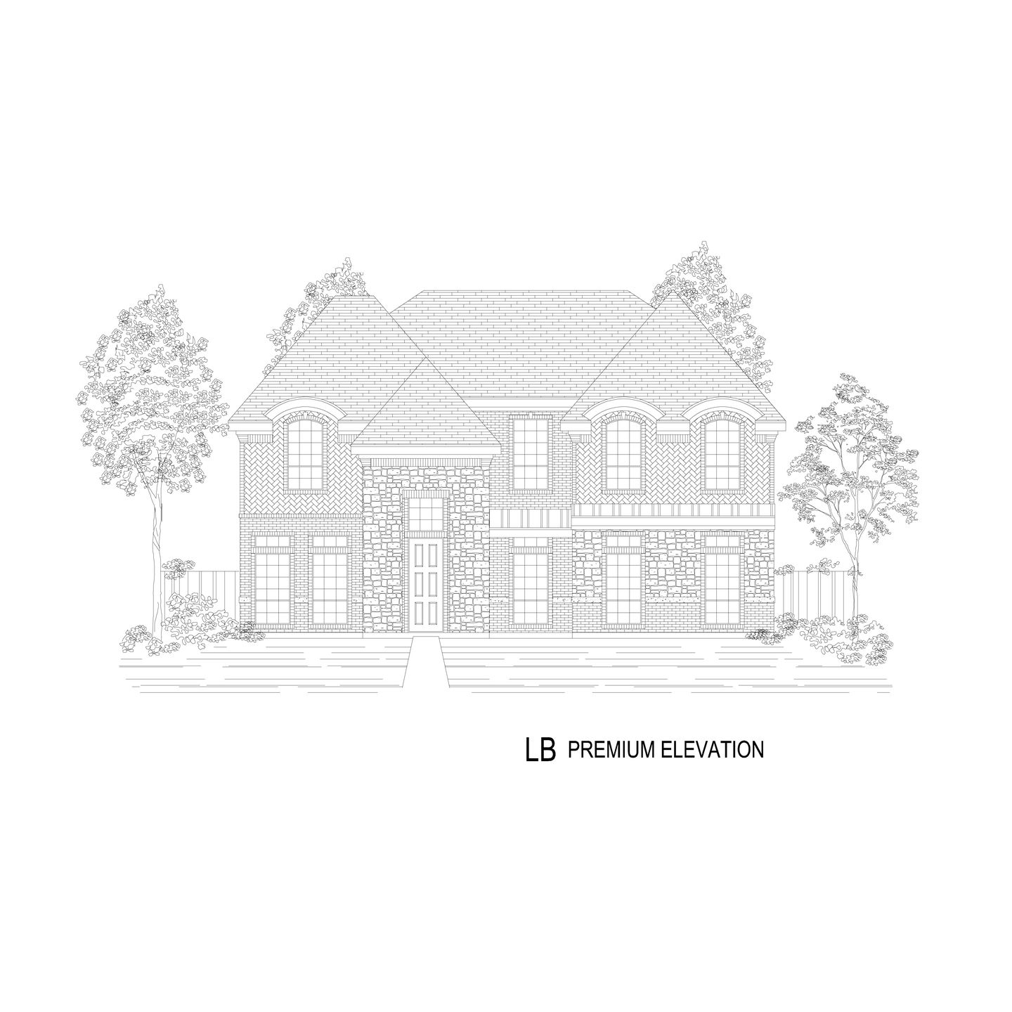 Hillcrest 45 2R-CW (w/Media) - Elevation LB