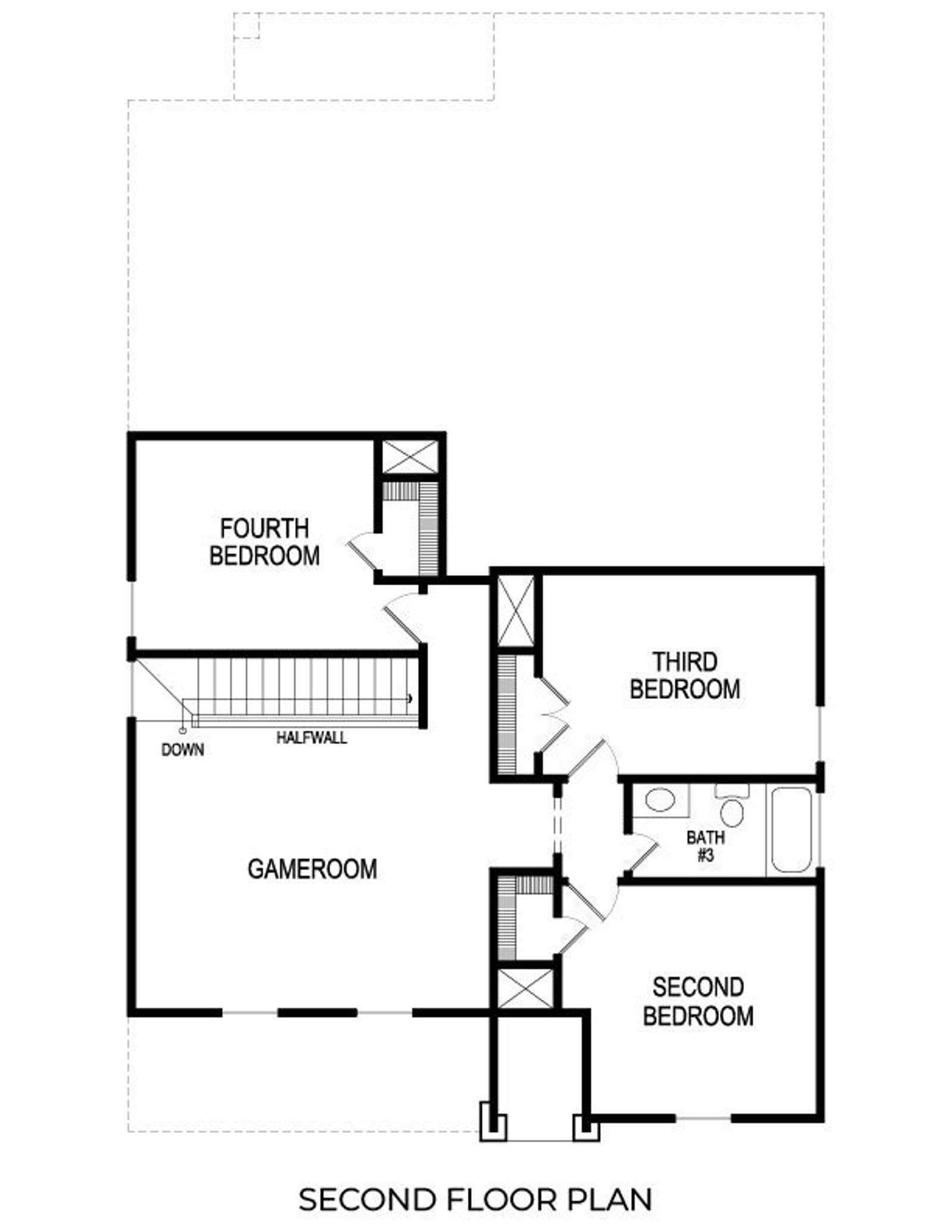 Tyler F Second Floor Plan
