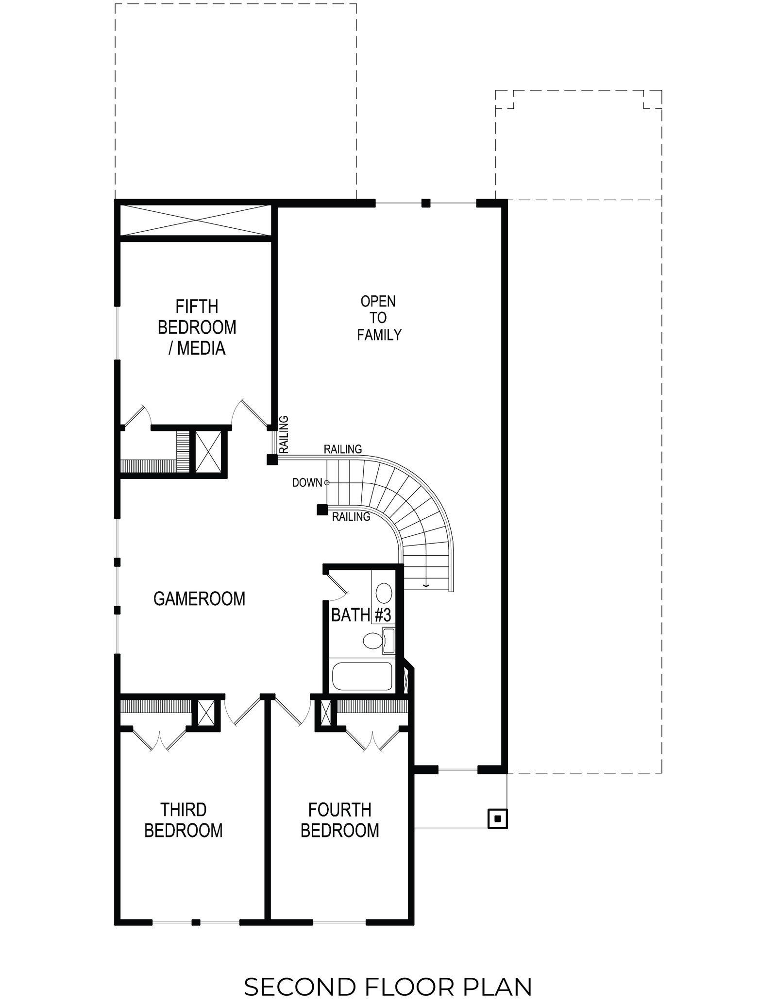 Caroline 2F Second Floor Plan