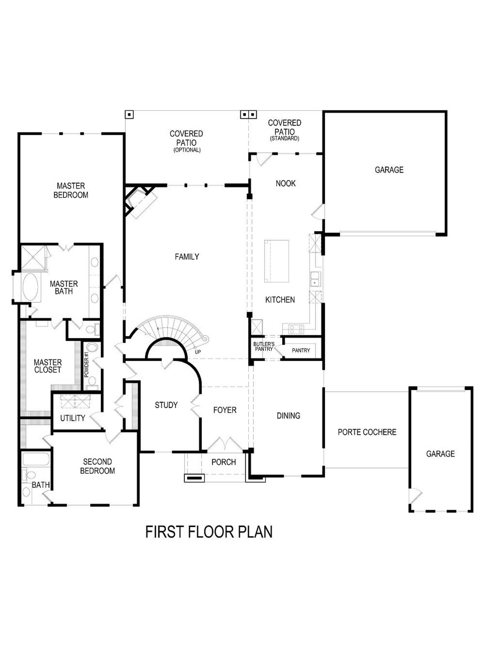 Adkisson PC (w/Media) First Floor Plan