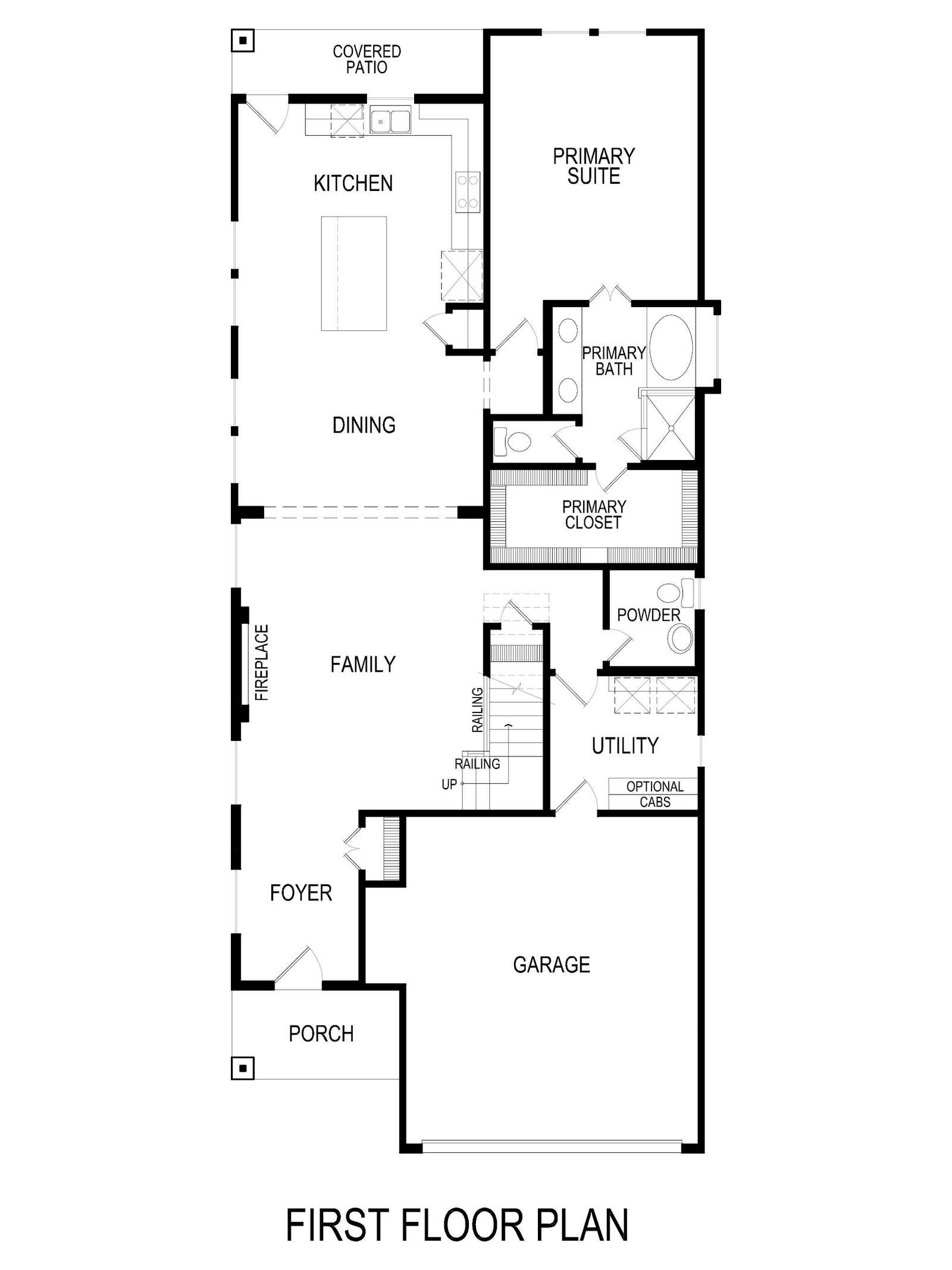 Ellis F First Floor Plan