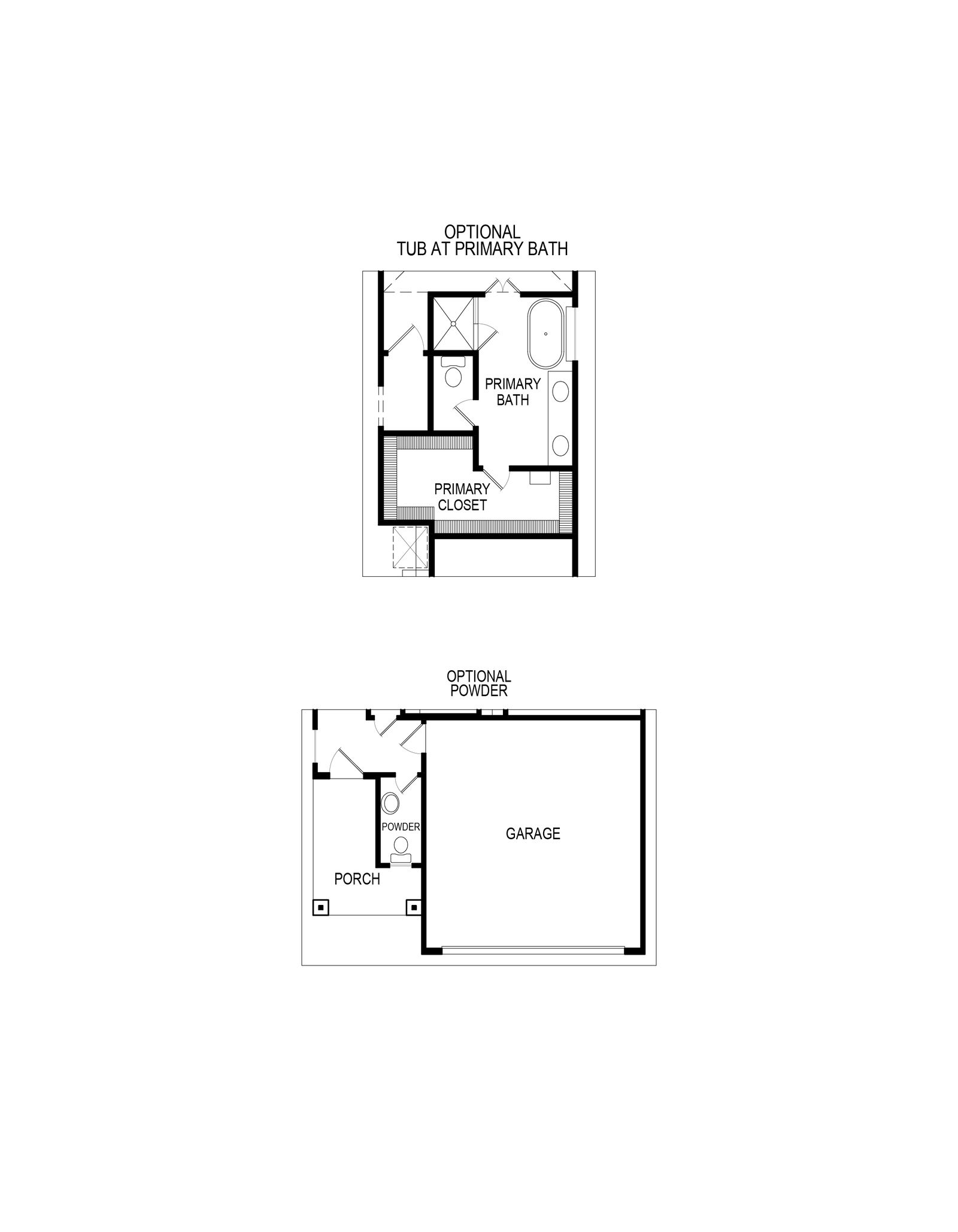 Taylor F - Floor Plan Opitions