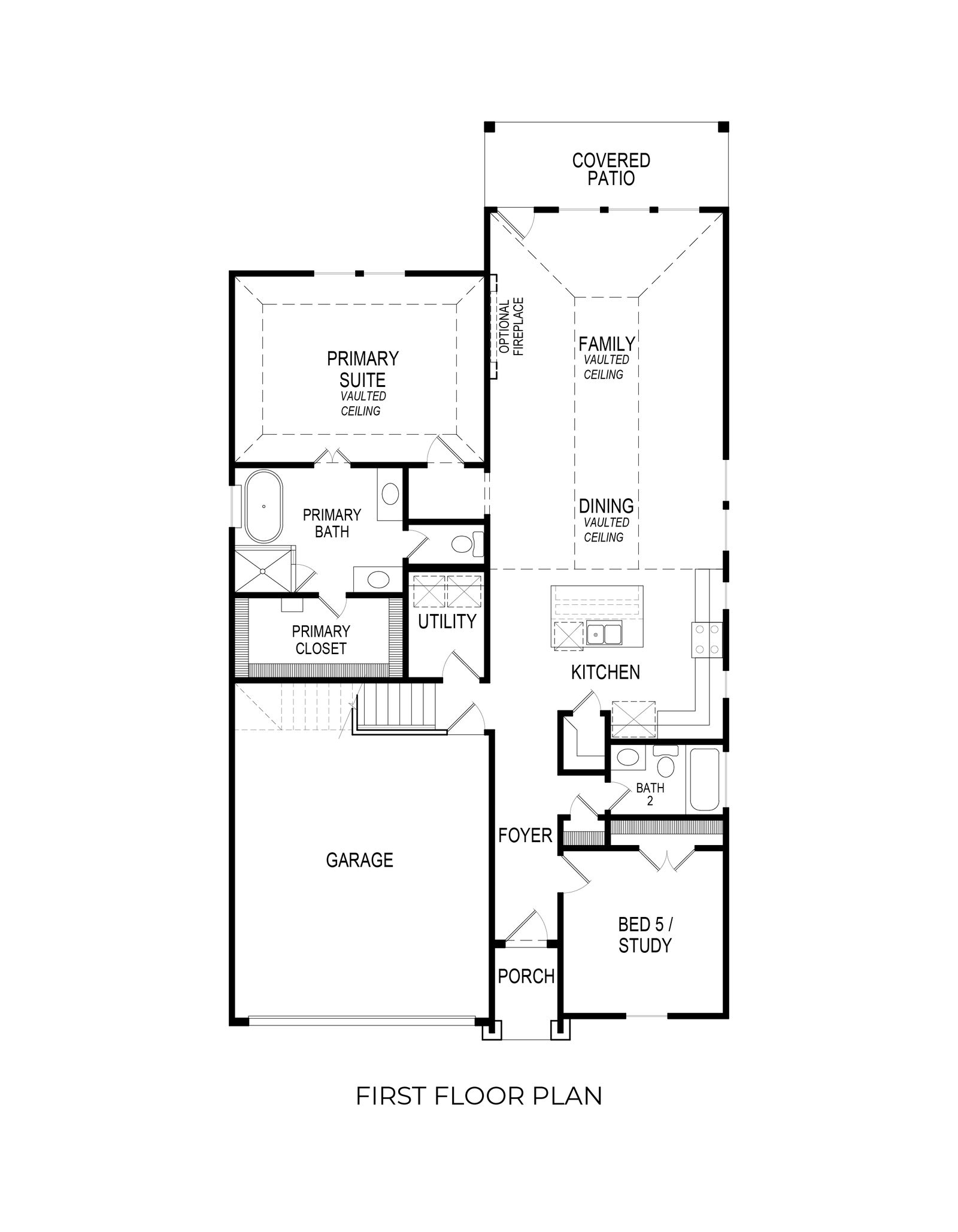 Reagan F - First Floor Plan