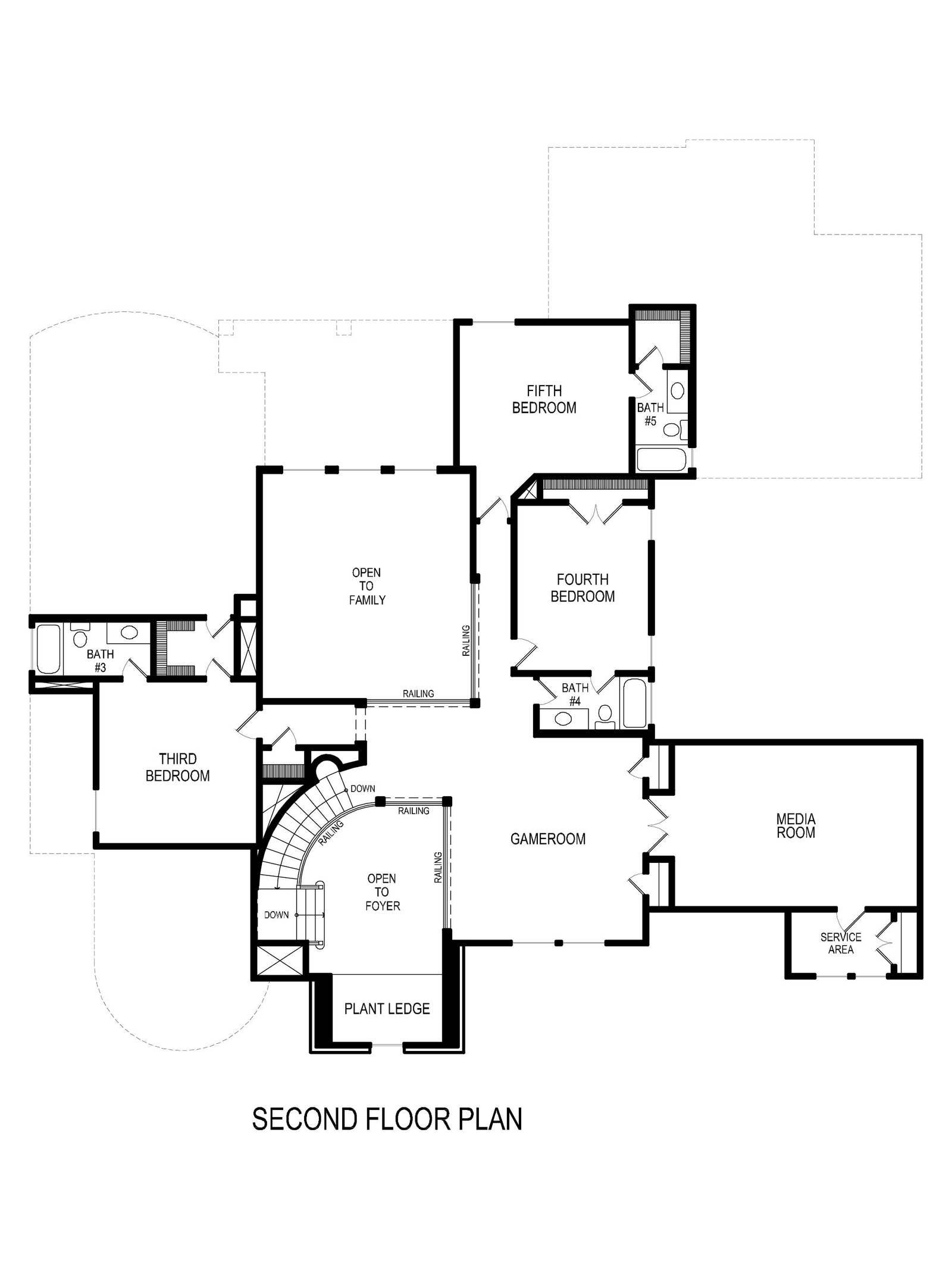 Churchill PC Second Floor Plan