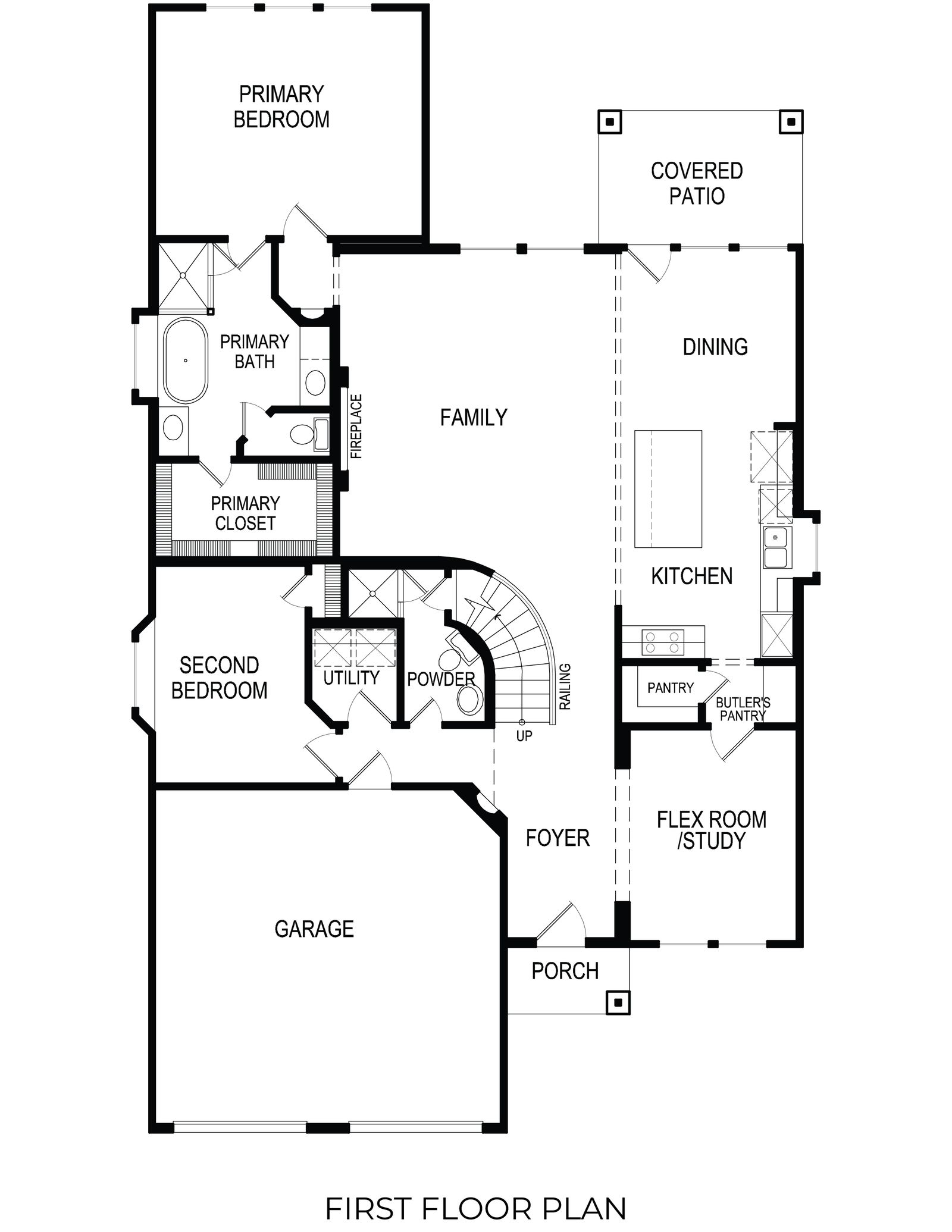 Carolina 2F - First Floor Plan