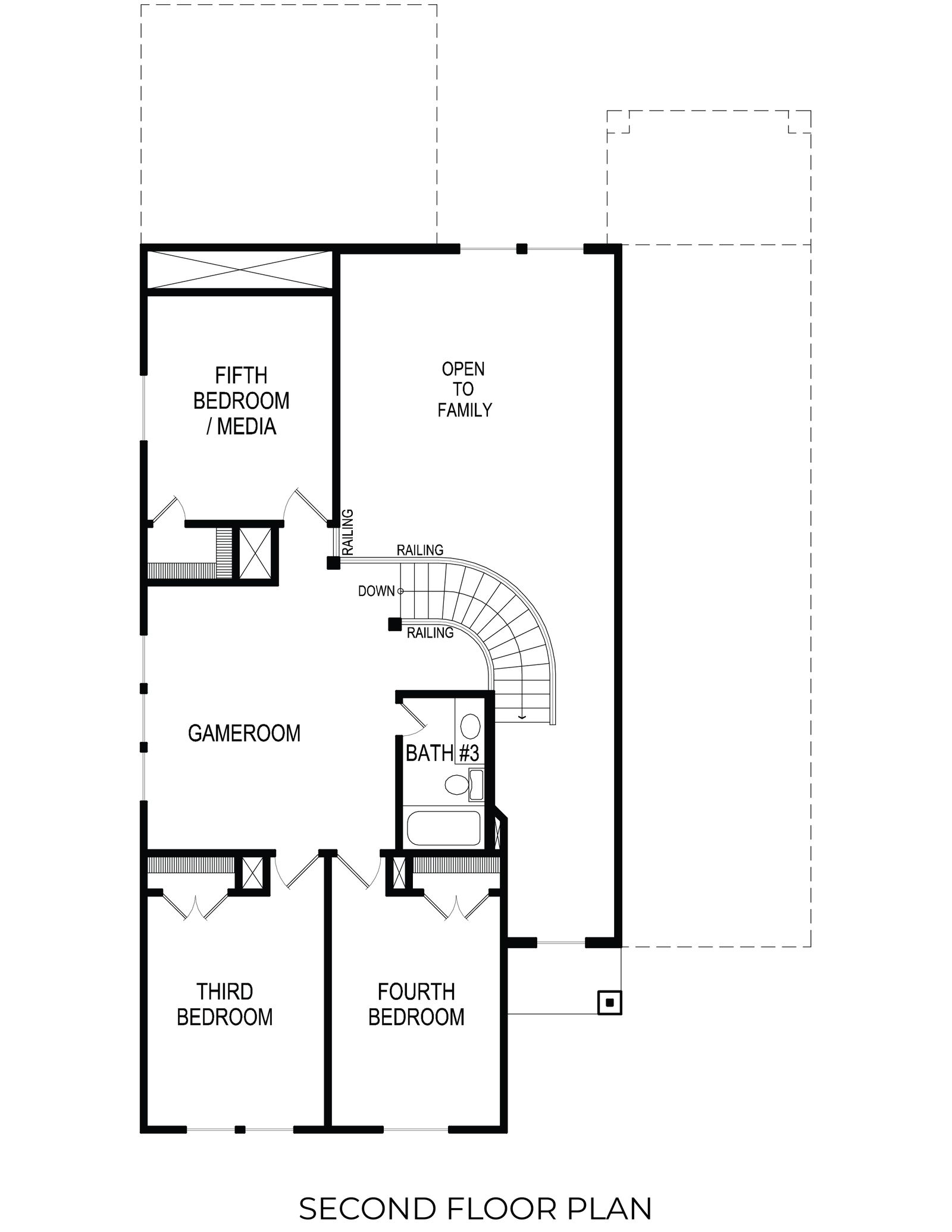 Carolina 2F - Second Floor Plan