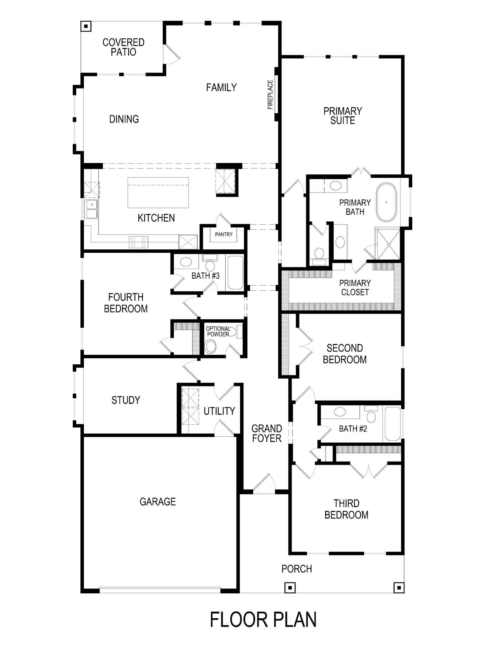Woodford 2F-WP First Floor Plan