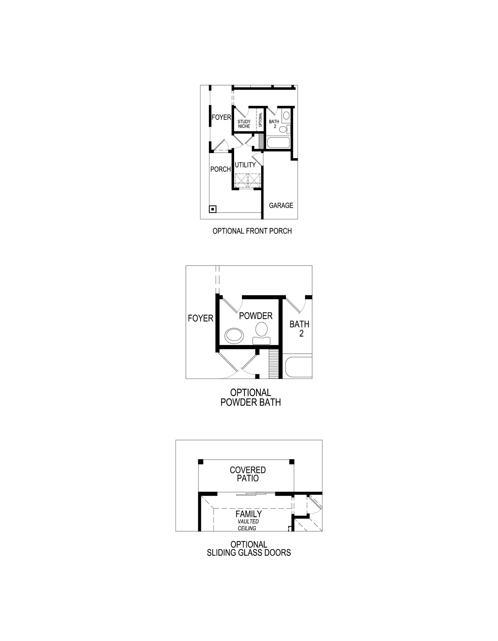 Lincoln F - Floor Plan Options