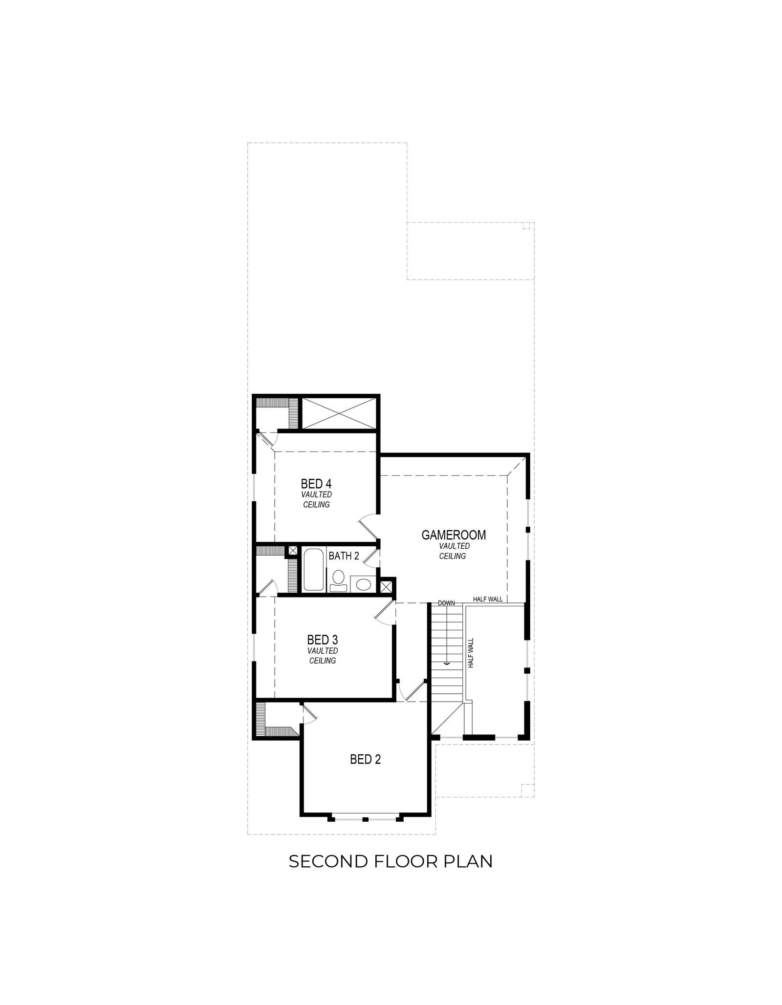 Jackson F - Second Floor Plan