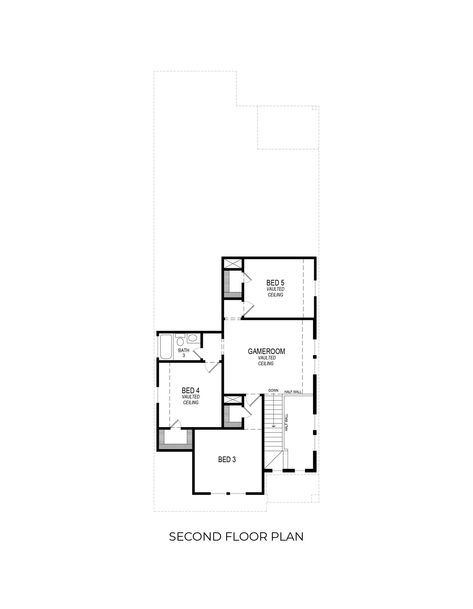 Truman F - Second Floor Plan