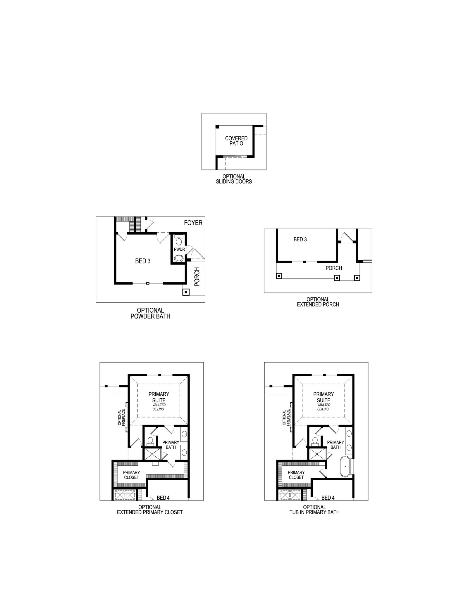 Monroe F - Floor Plan Options