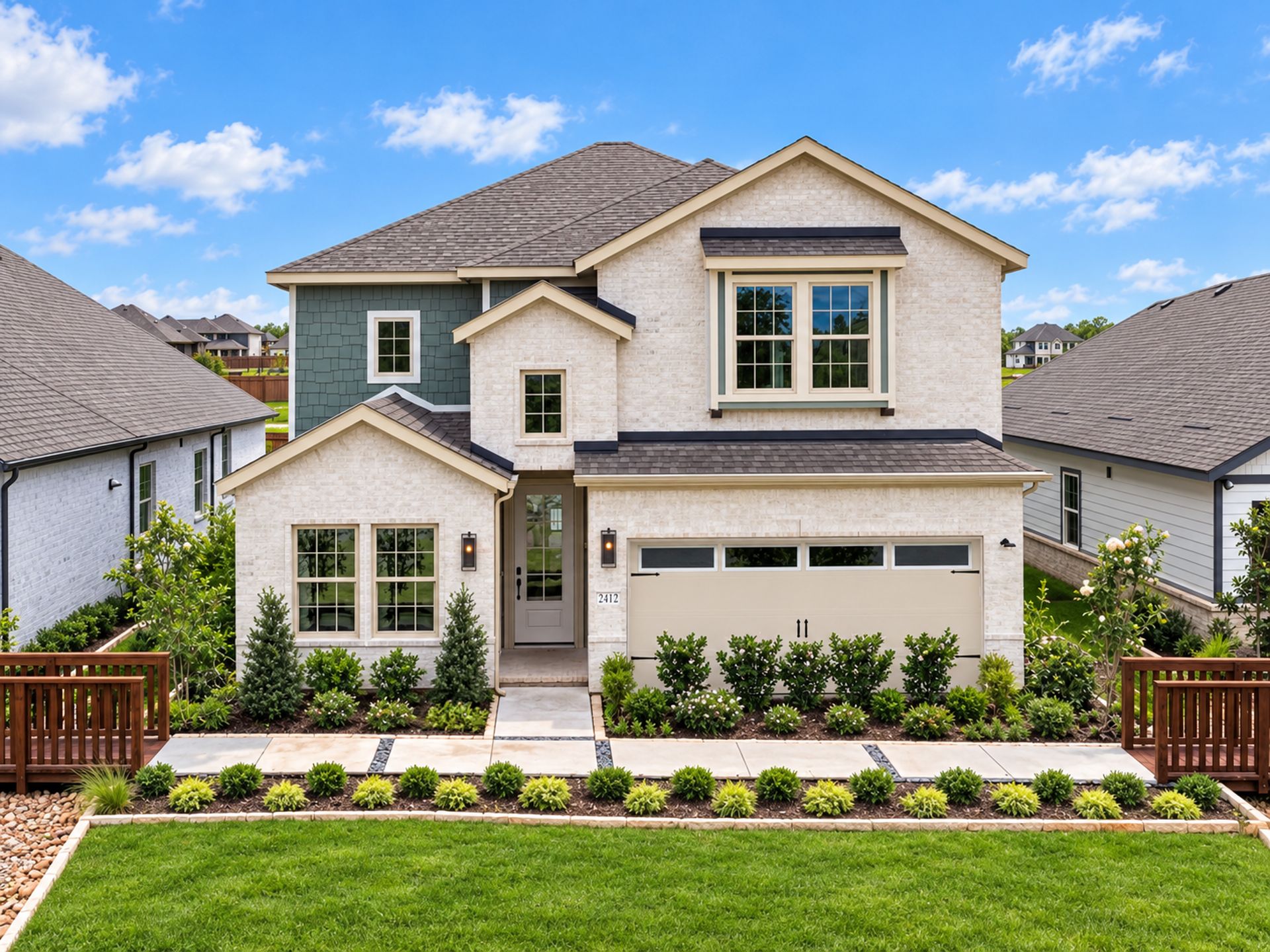 casa en Oaklawn por First Texas Homes