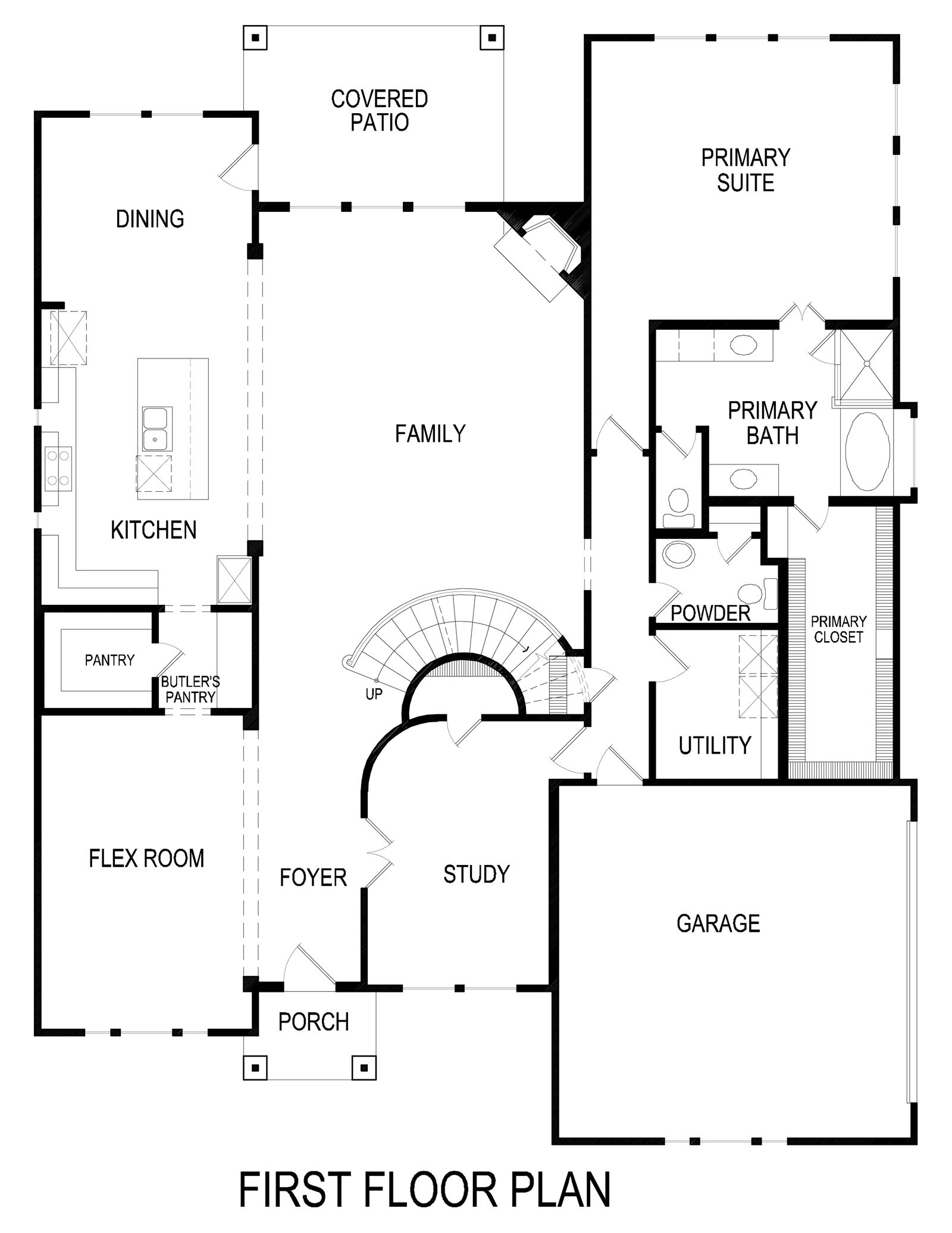 Maverick 2FS (w/Media) First Floor Plan
