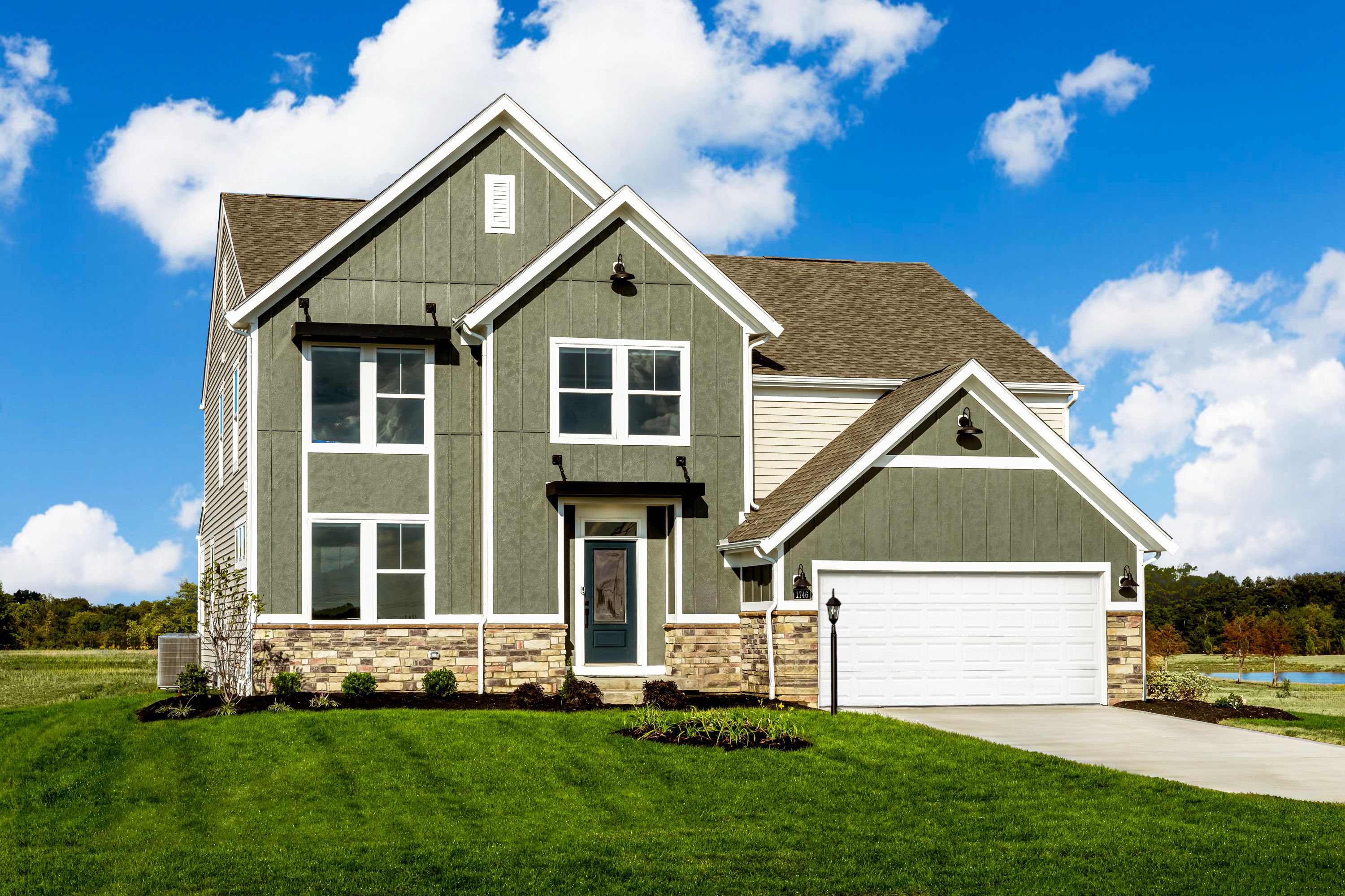 Brighton Knoll por Fischer Homes en Indianapolis Indiana